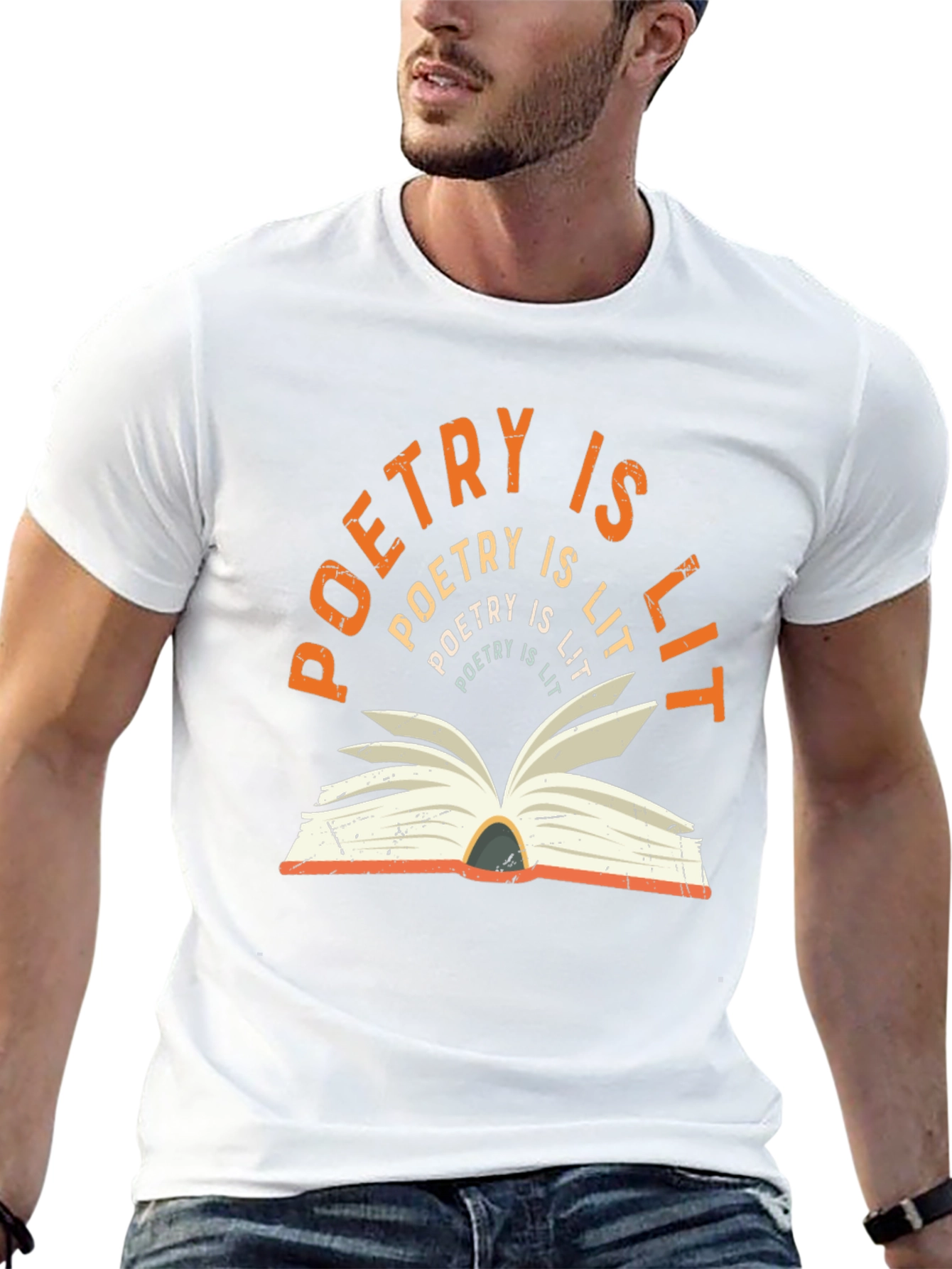 Poetry Is Lit T-Shirt - Book Lover Tee