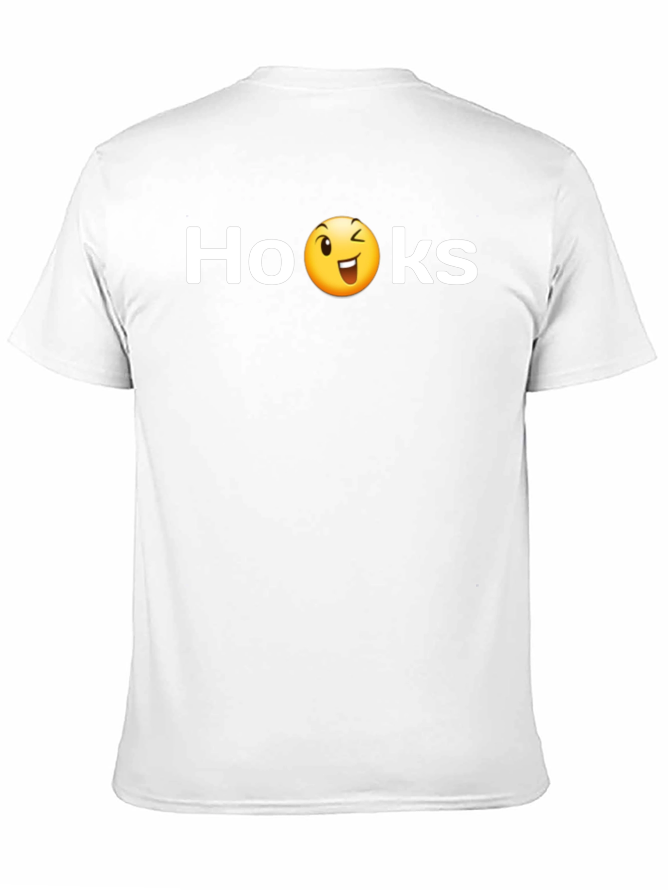 Hooks Funny Emoji Wink Tee
