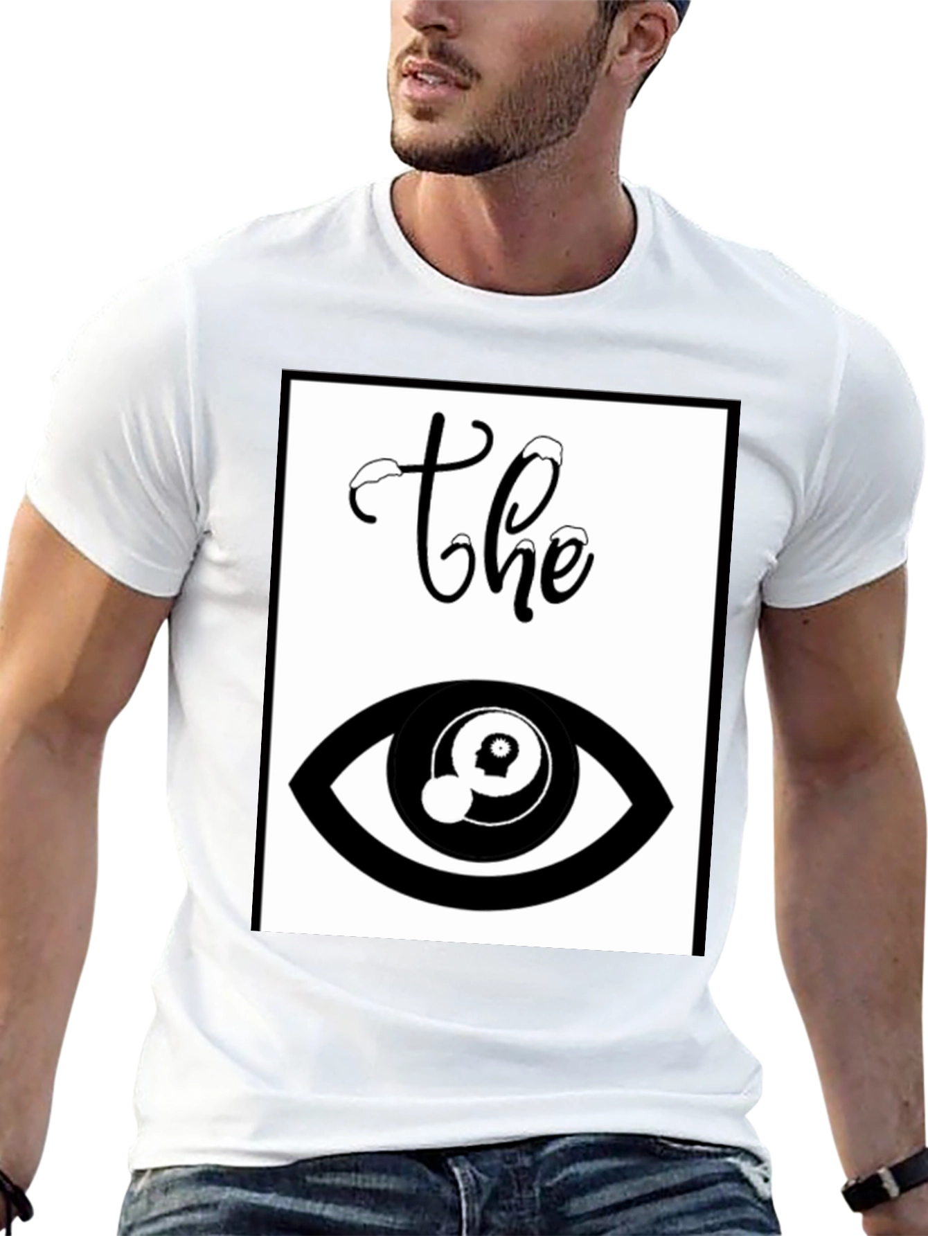 The Eye Graphic T-Shirt - Unisex Black Tee