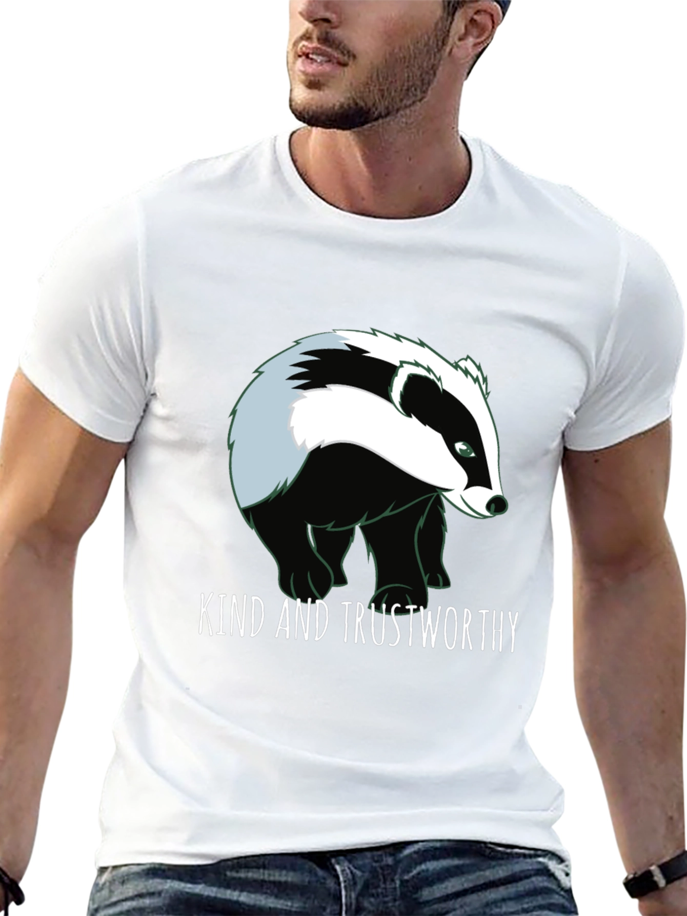 Kind & Trustworthy Badger Graphic Tee