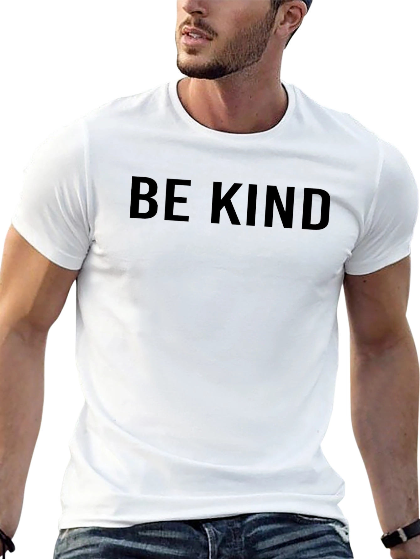 Be Kind Black Crew Neck T-Shirt