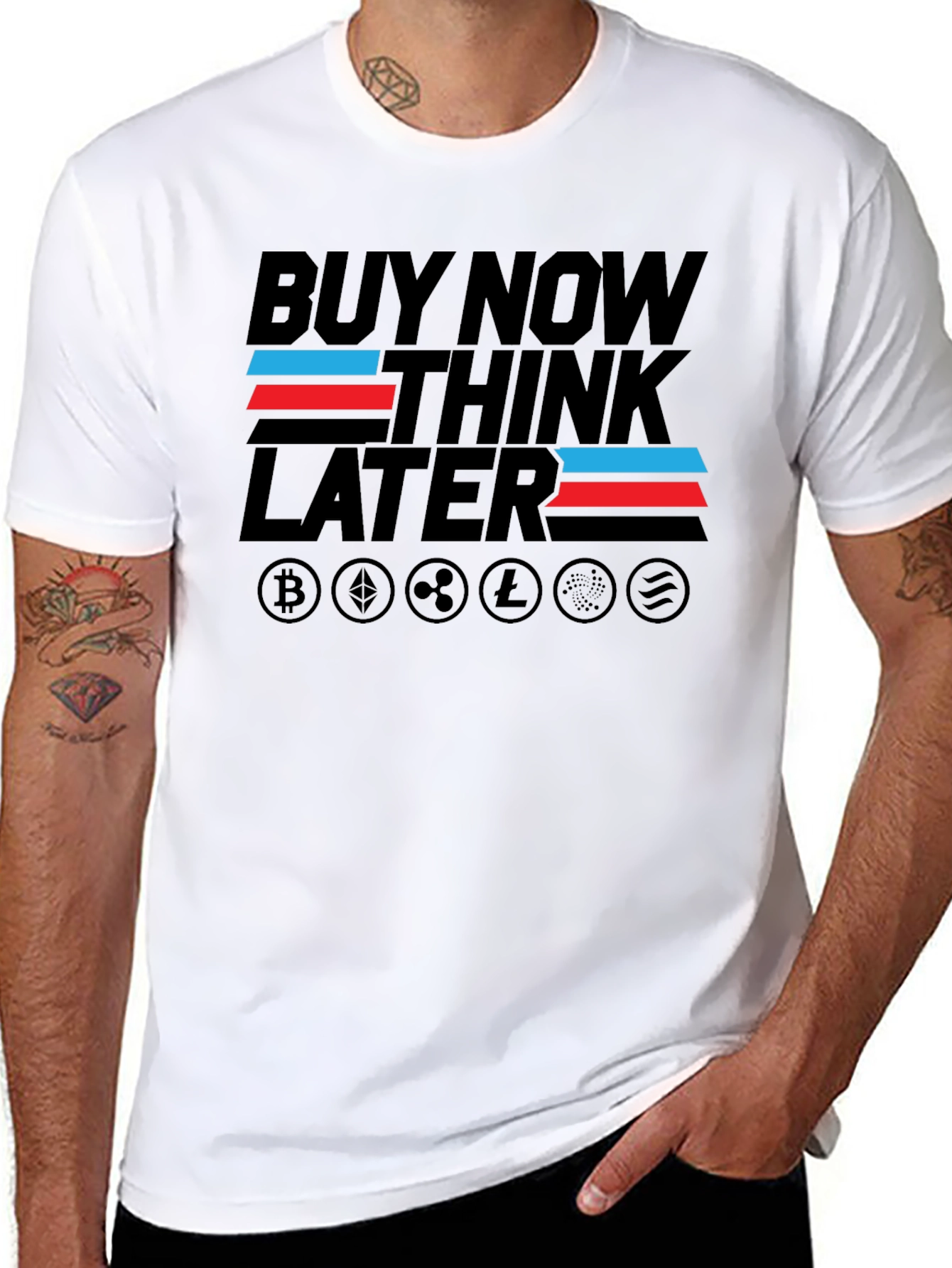 Buy Now Think Later Crypto T-Shirt