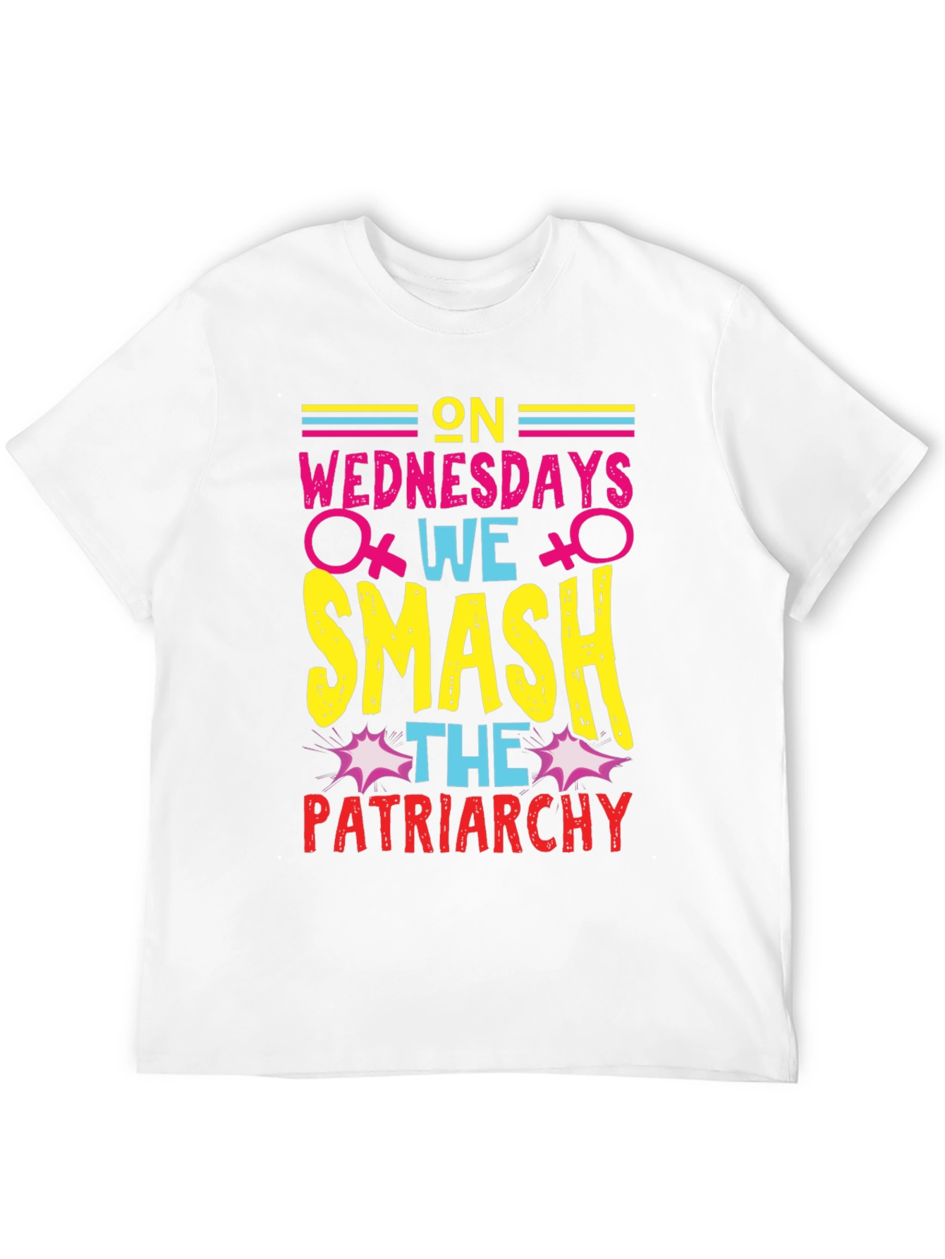 Smash the Patriarchy T-Shirt - Feminist Wednesday Tee
