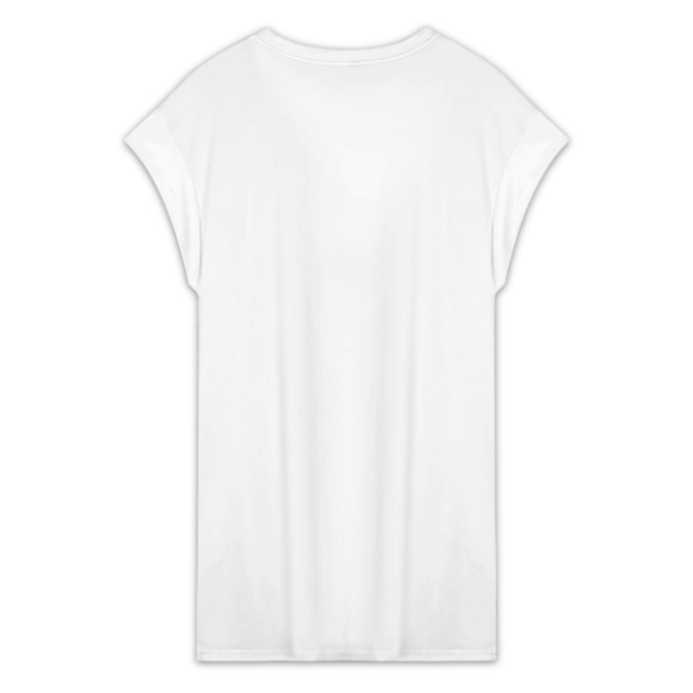 Distressed Number 4 Graphic Tee Dress – Minimalist Streetwear Oversized Shirt for Women(z829)