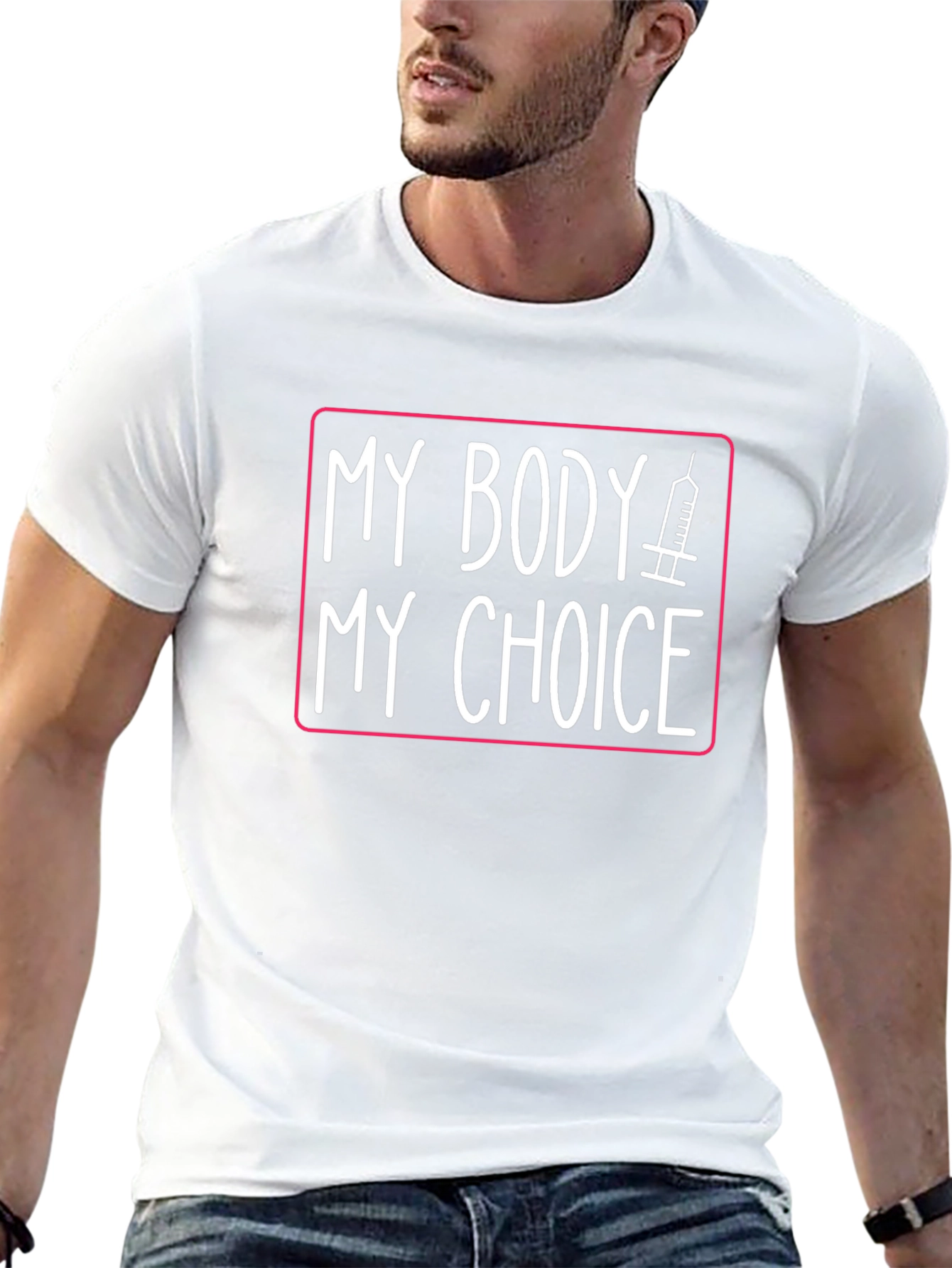 My Body My Choice Pro-Vaccine Black T-Shirt