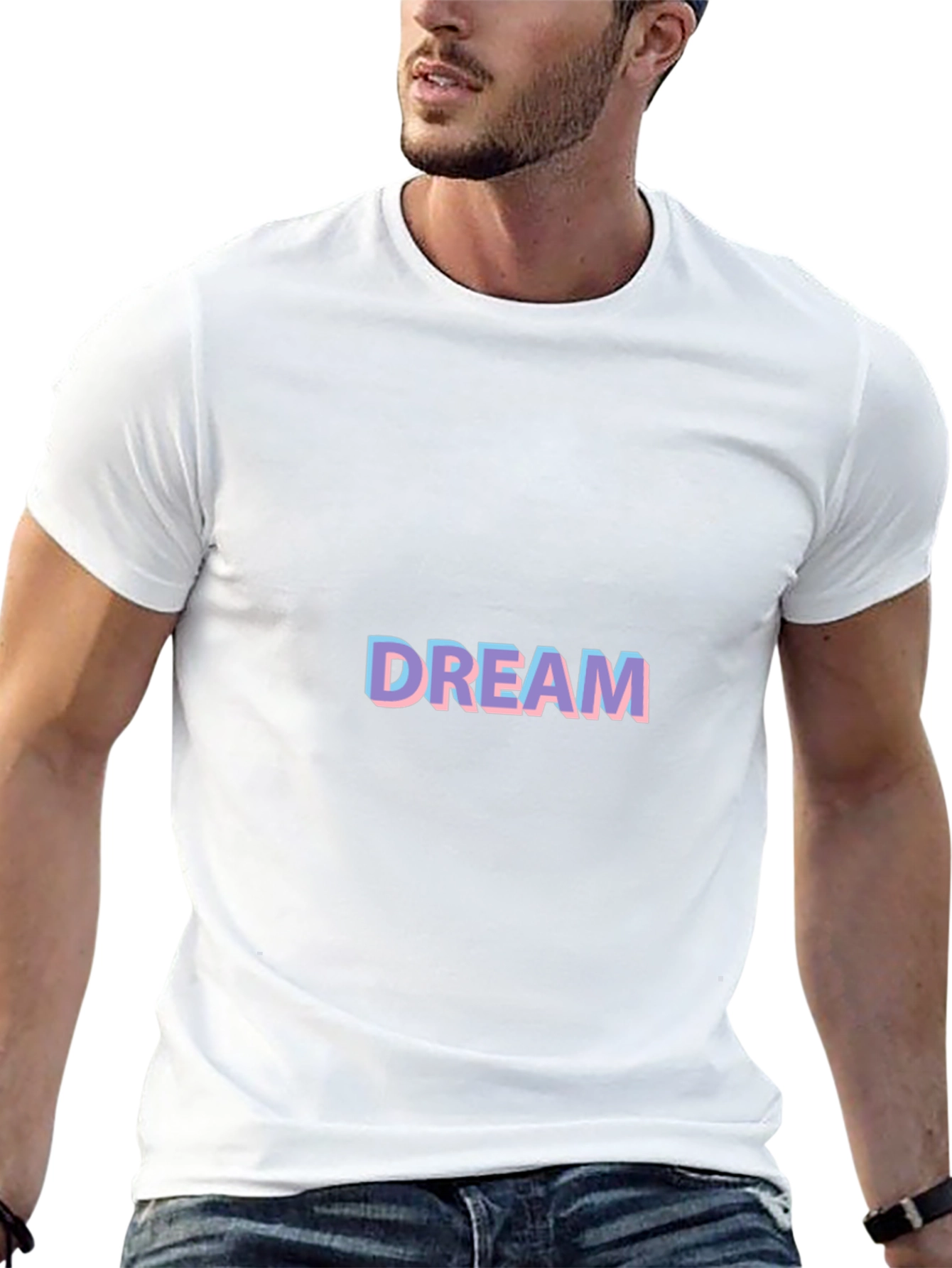 Dream Graphic Tee - Black Cotton Blend