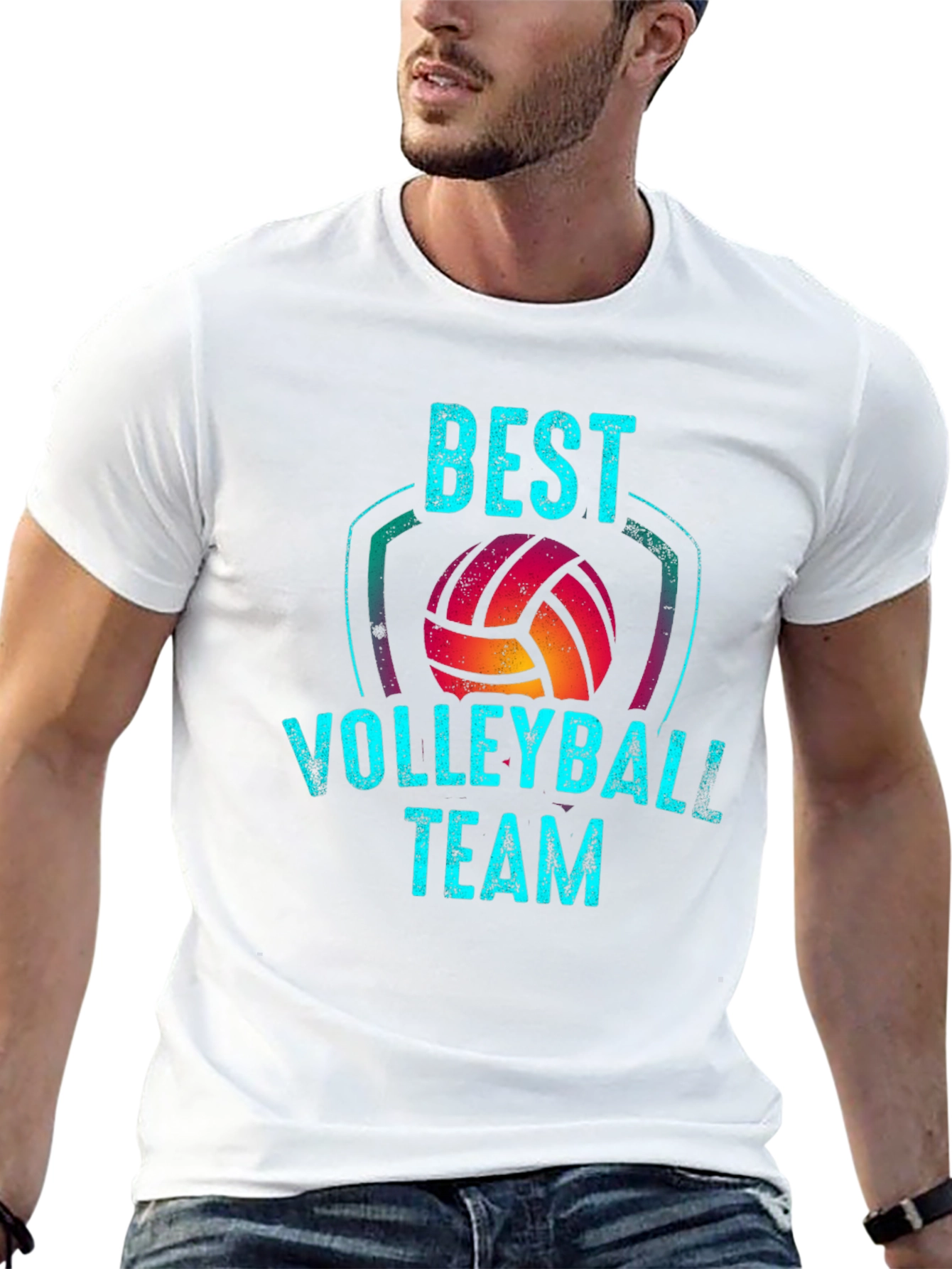 Best Volleyball Team Graphic Tee