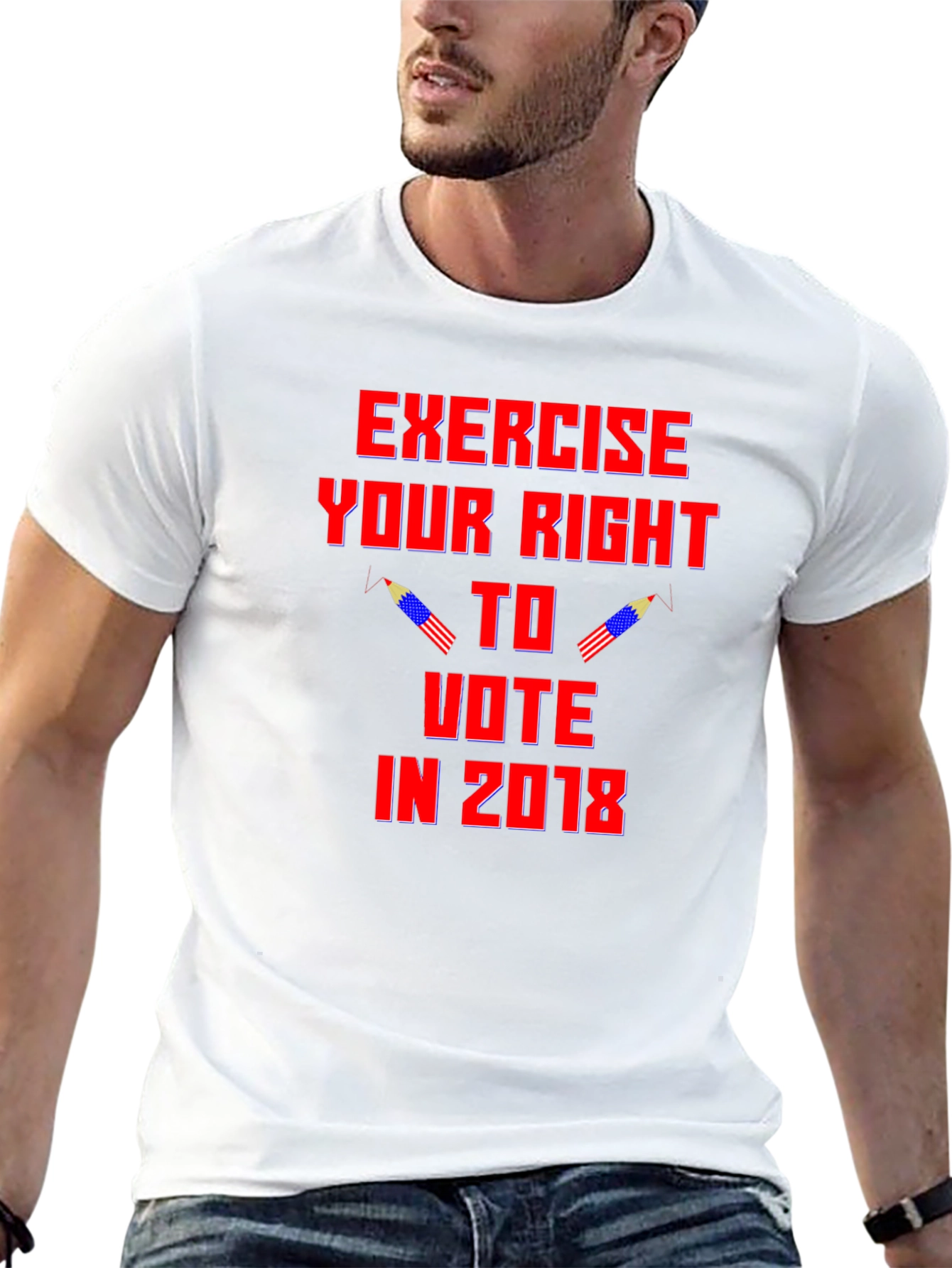 Exercise Your Right to Vote Patriotic Graphic Tee