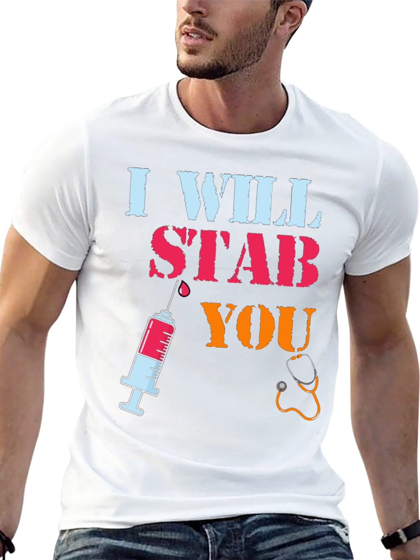 I Will Stab You Nurse T-Shirt