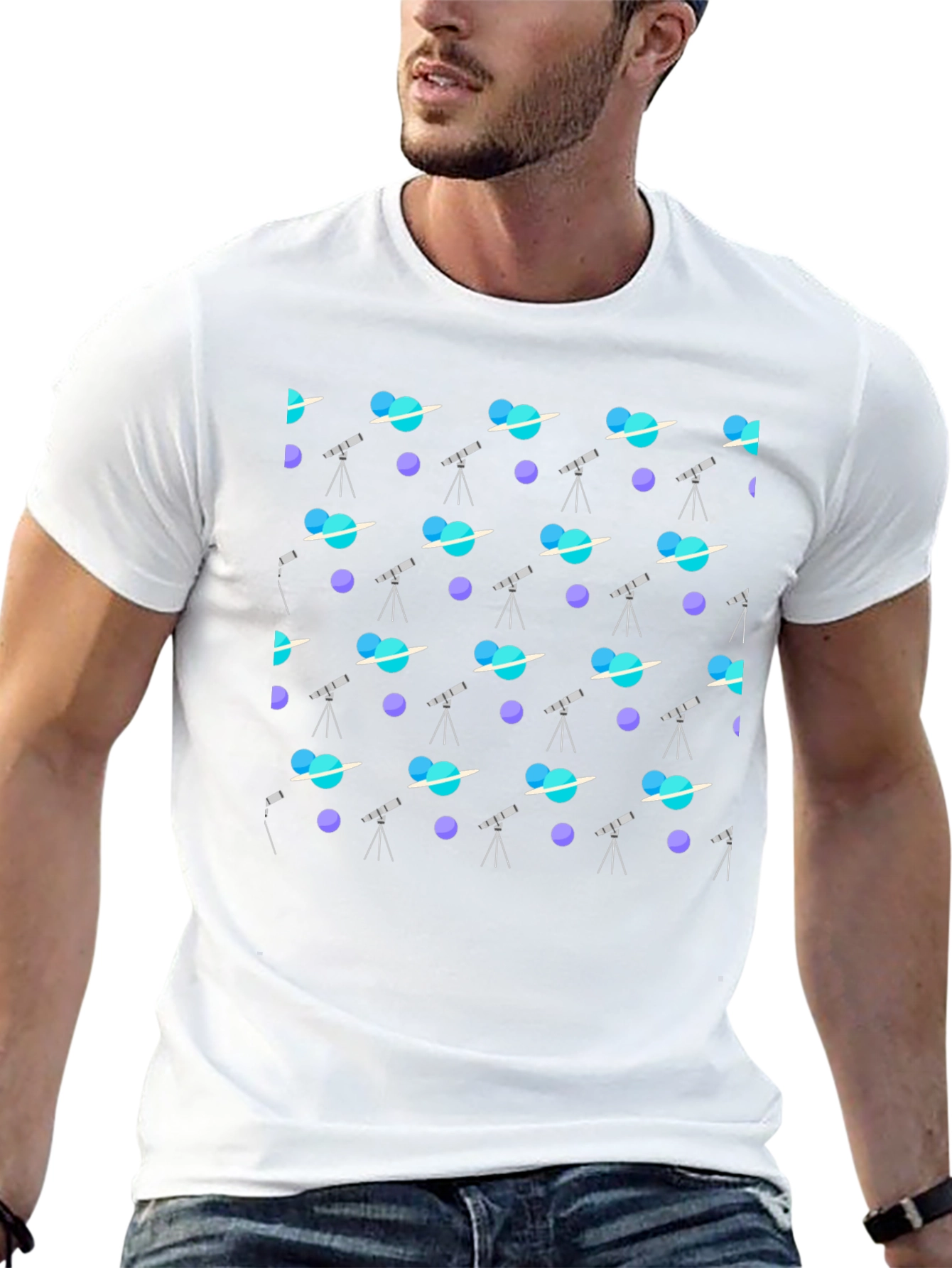 Galaxy Pattern Tee