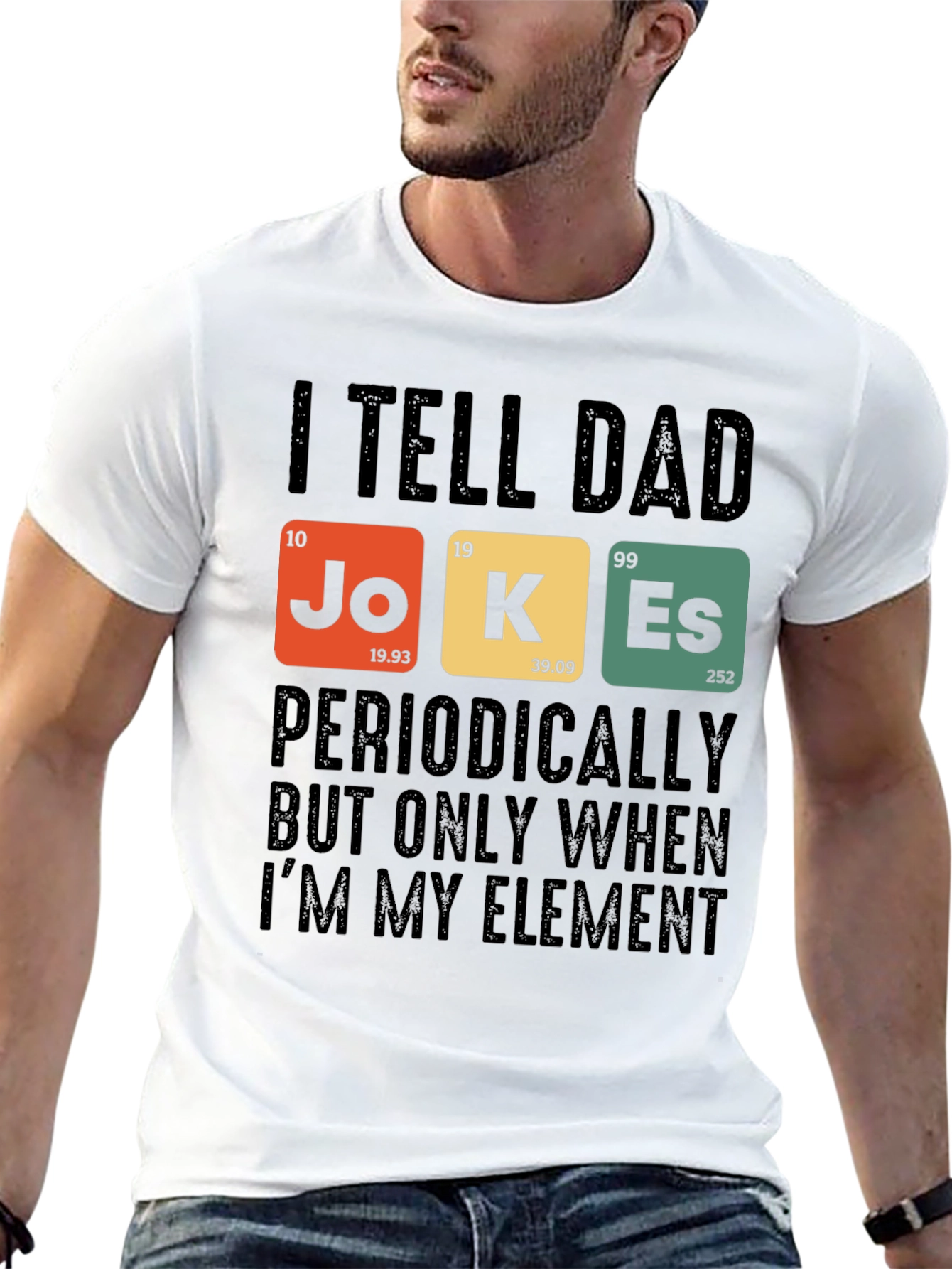 Dad Jokes T-Shirt: Periodic Table Element Humor