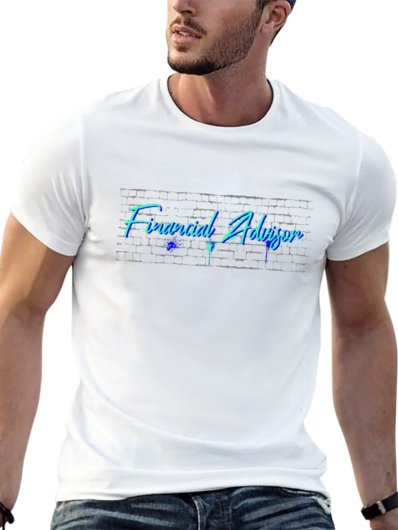 Financial Advisor Brick Wall T-Shirt