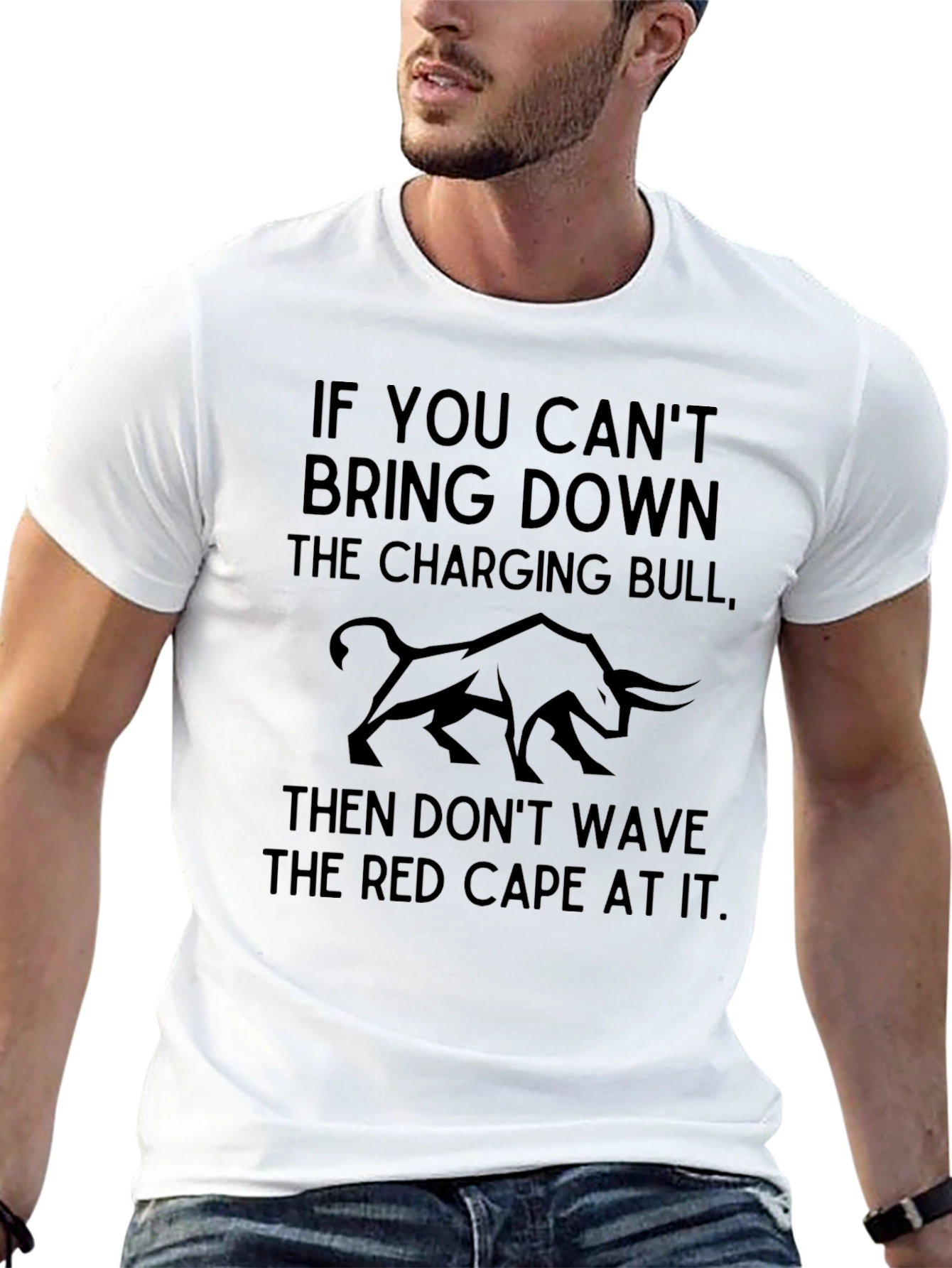 Charging Bull Graphic Tee - Mens