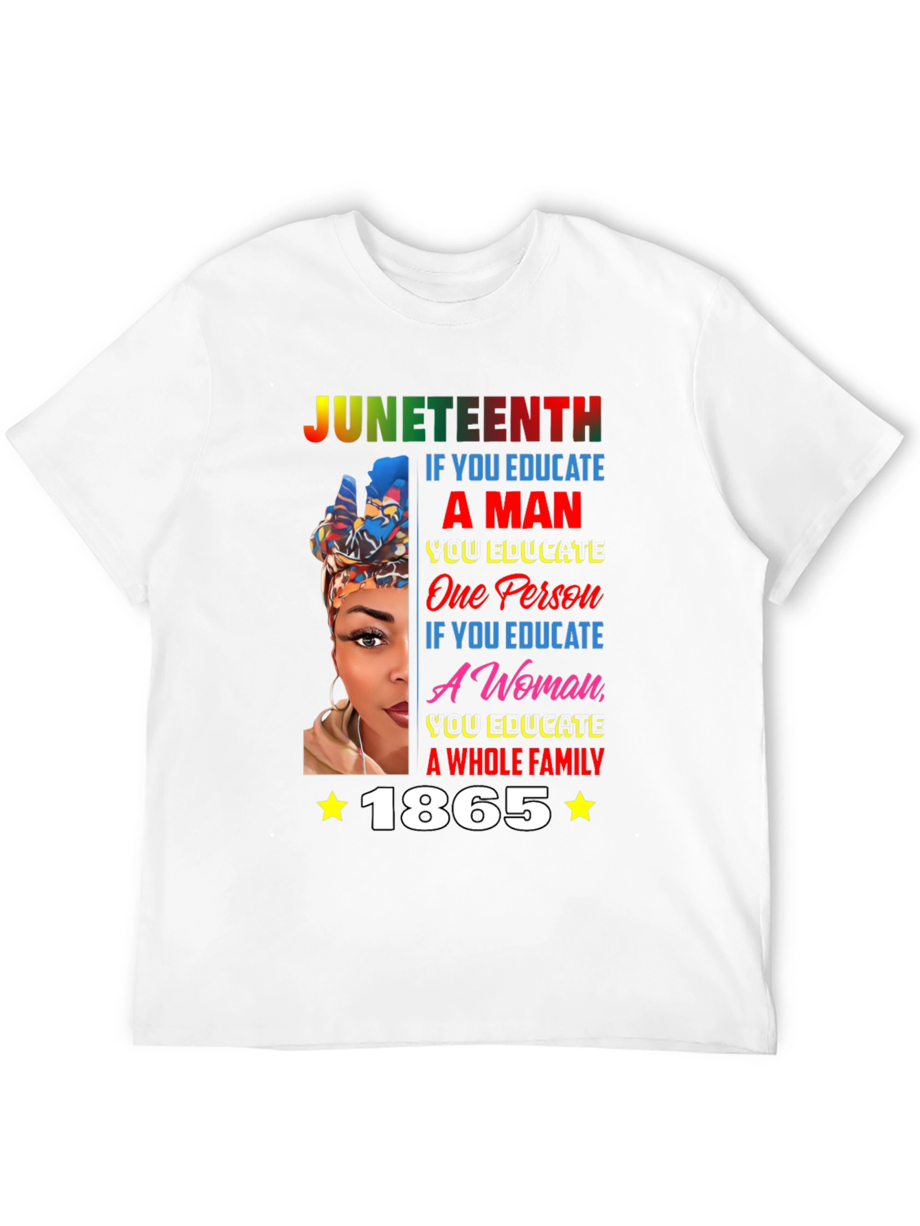 Juneteenth Educate A Woman T-Shirt
