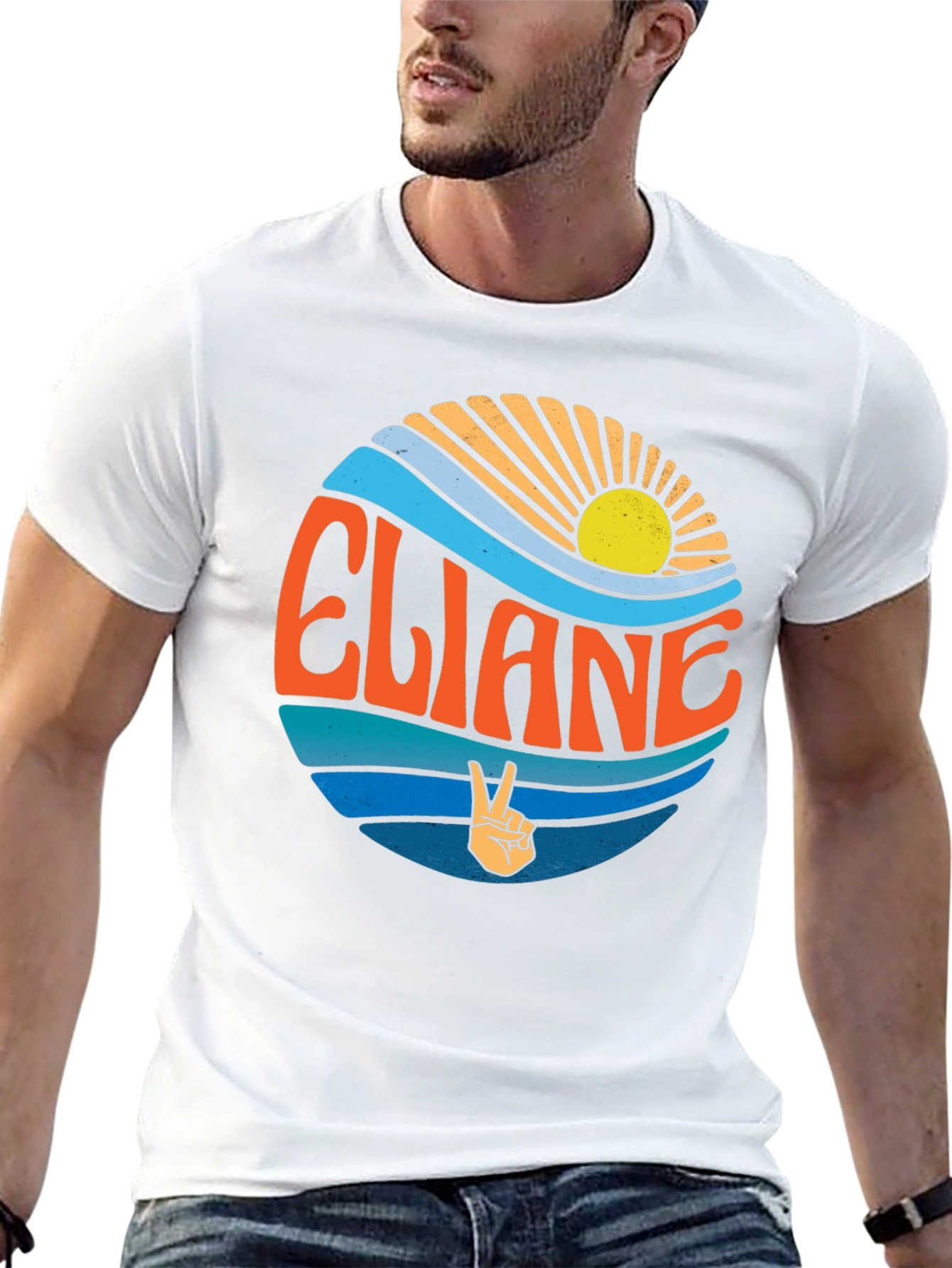 Eliane Retro Style T-Shirt