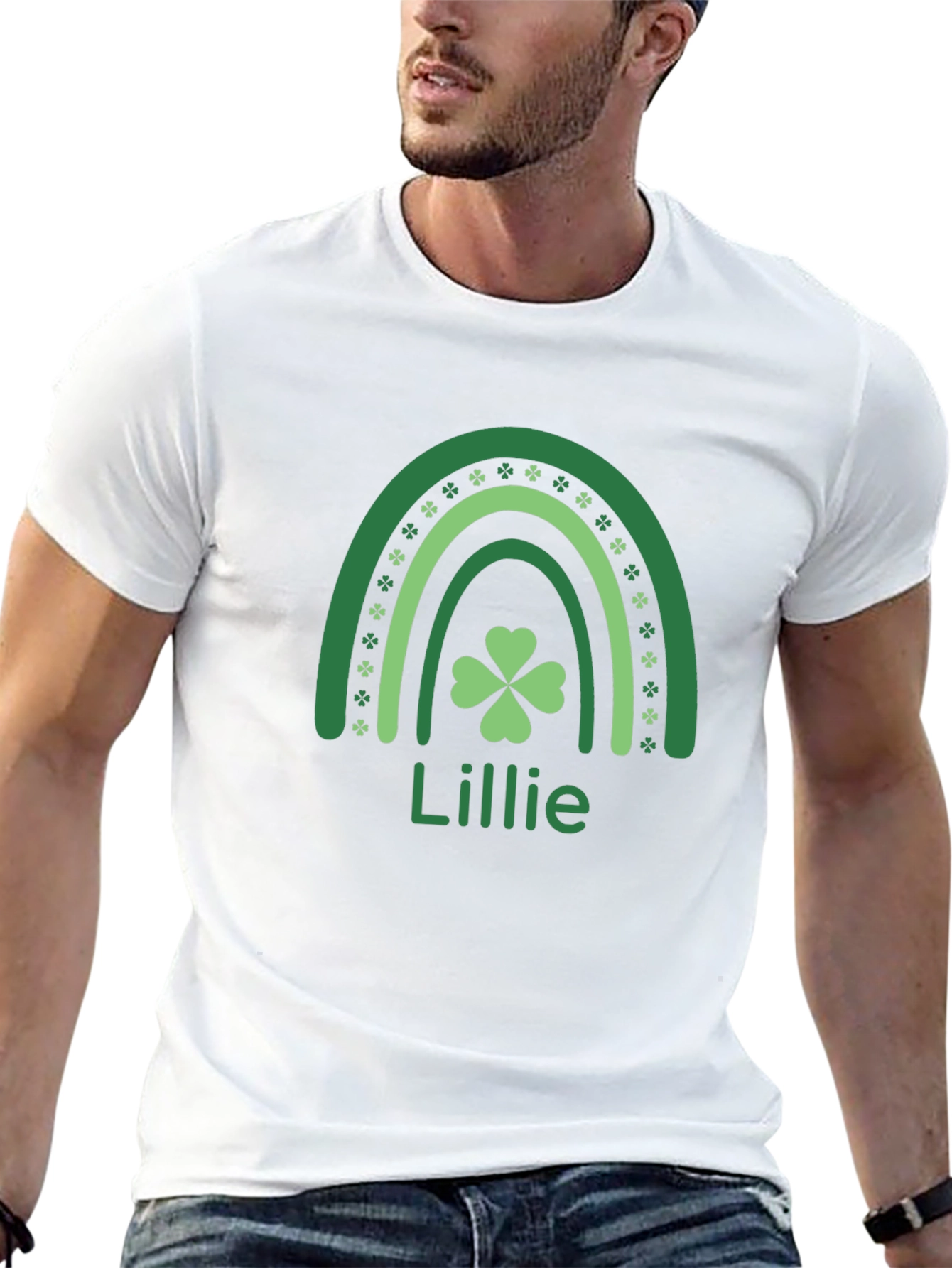 St. Patricks Day Rainbow Personalized T-Shirt