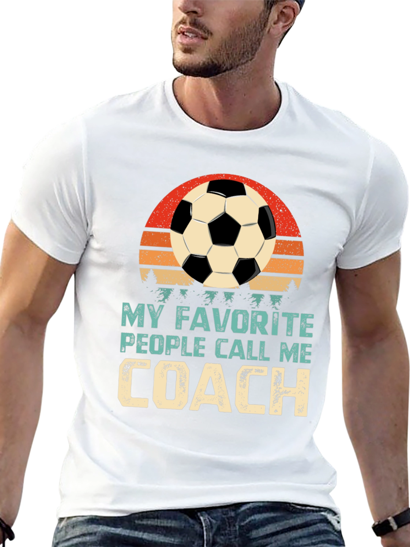 My Favorite People Call Me Coach Graphic Tee