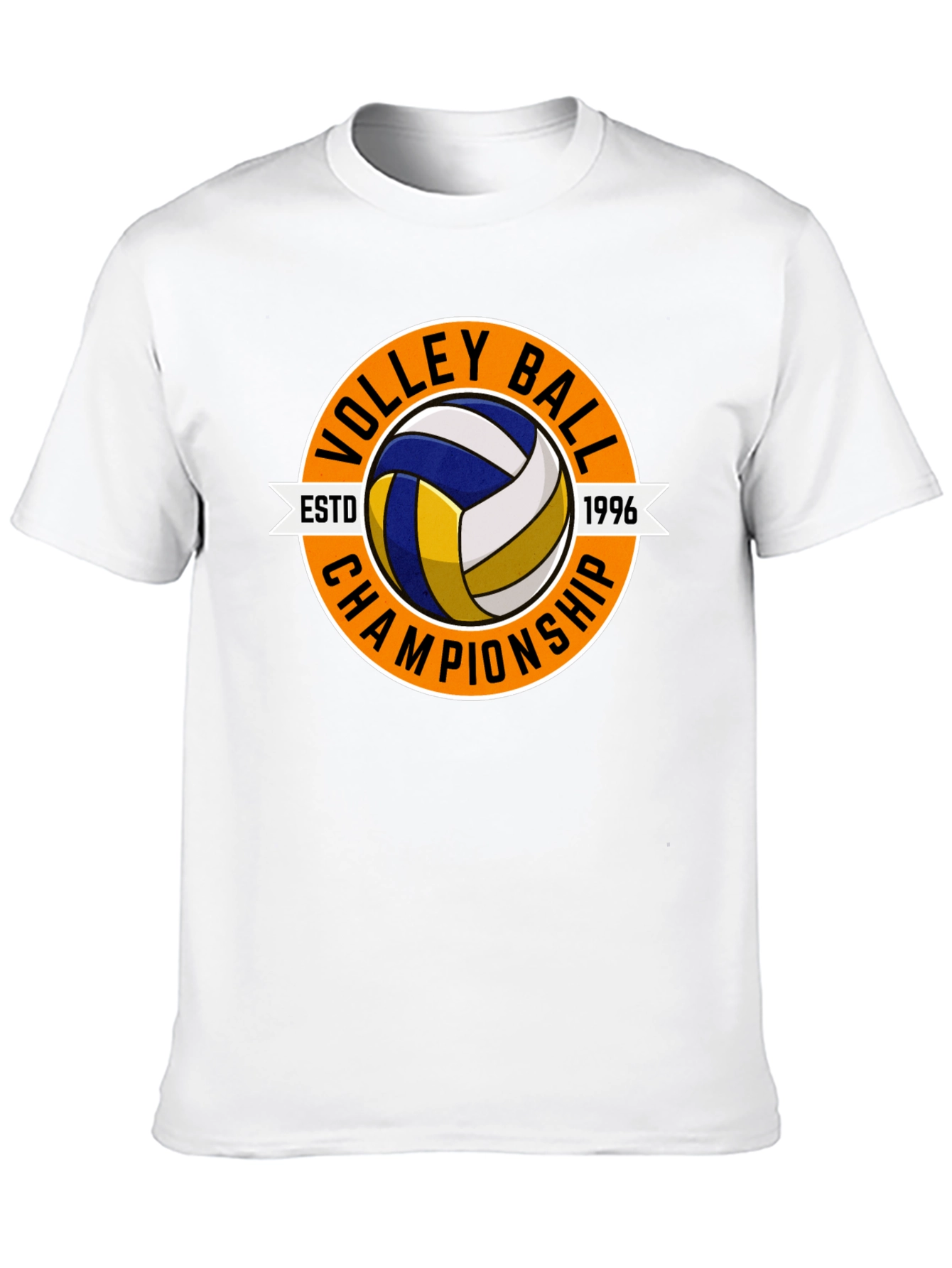 Volleyball Championship Black T-Shirt