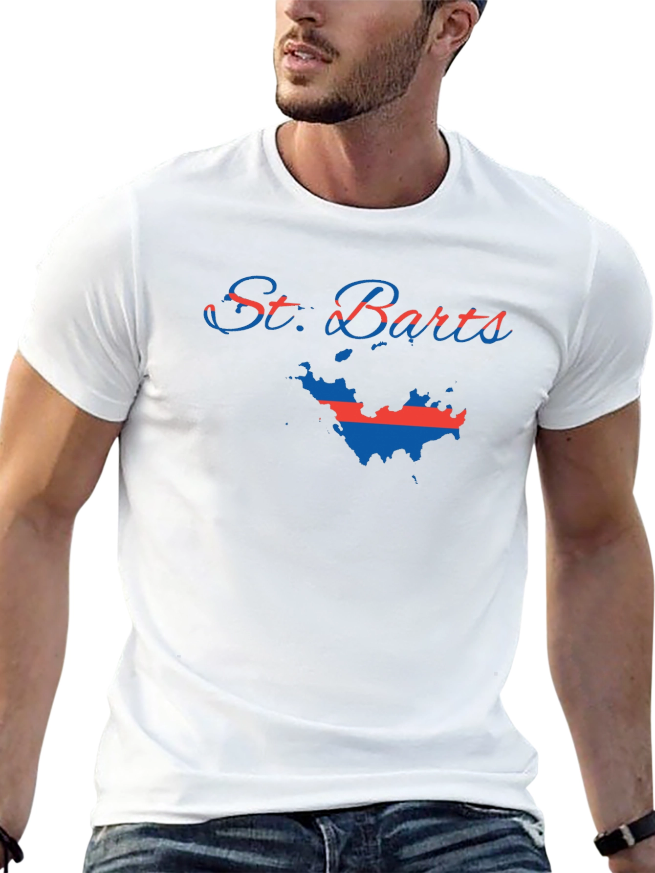 St. Barts Flag T-Shirt - Island Pride