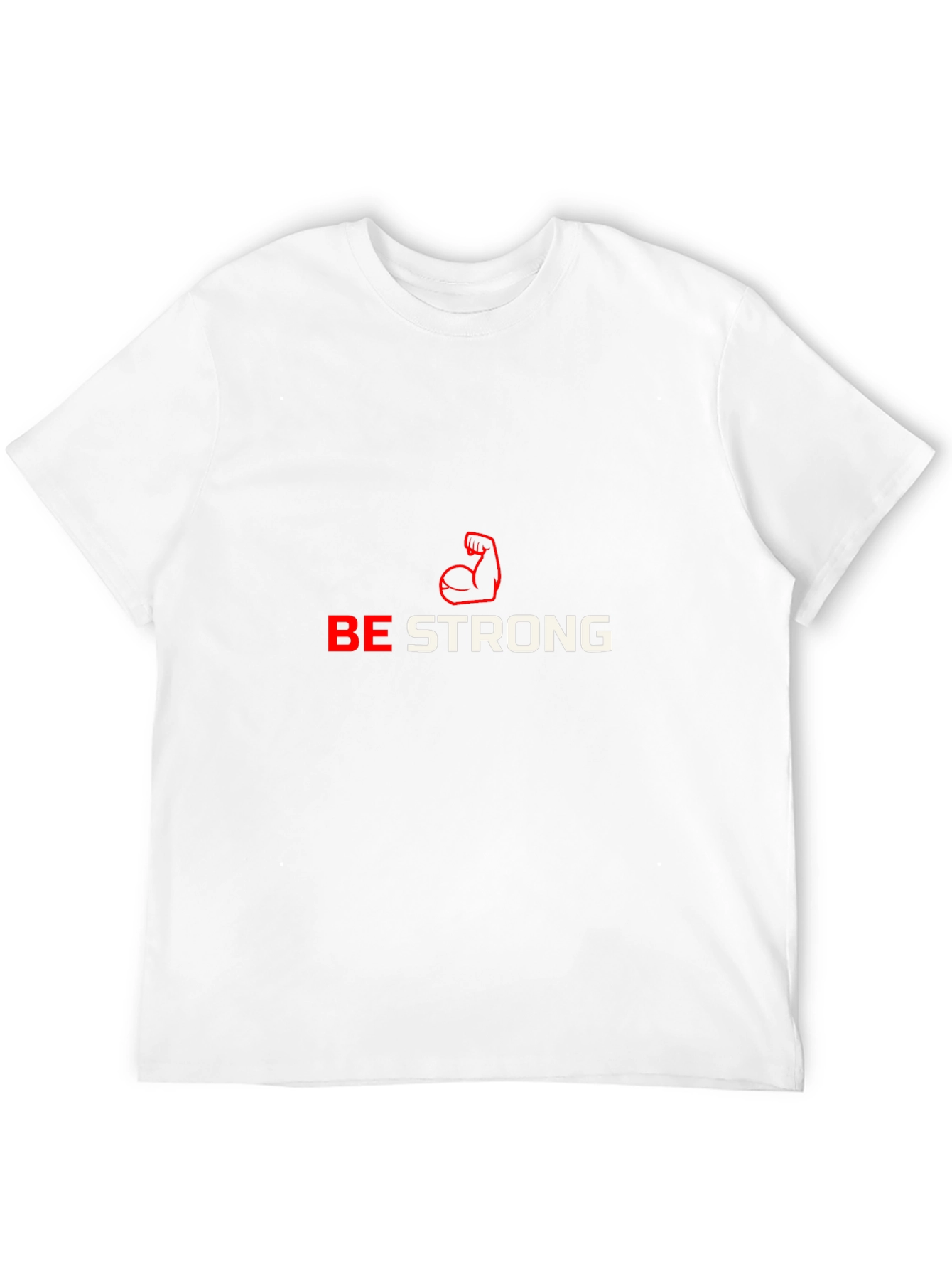 Be Strong Black Graphic Tee