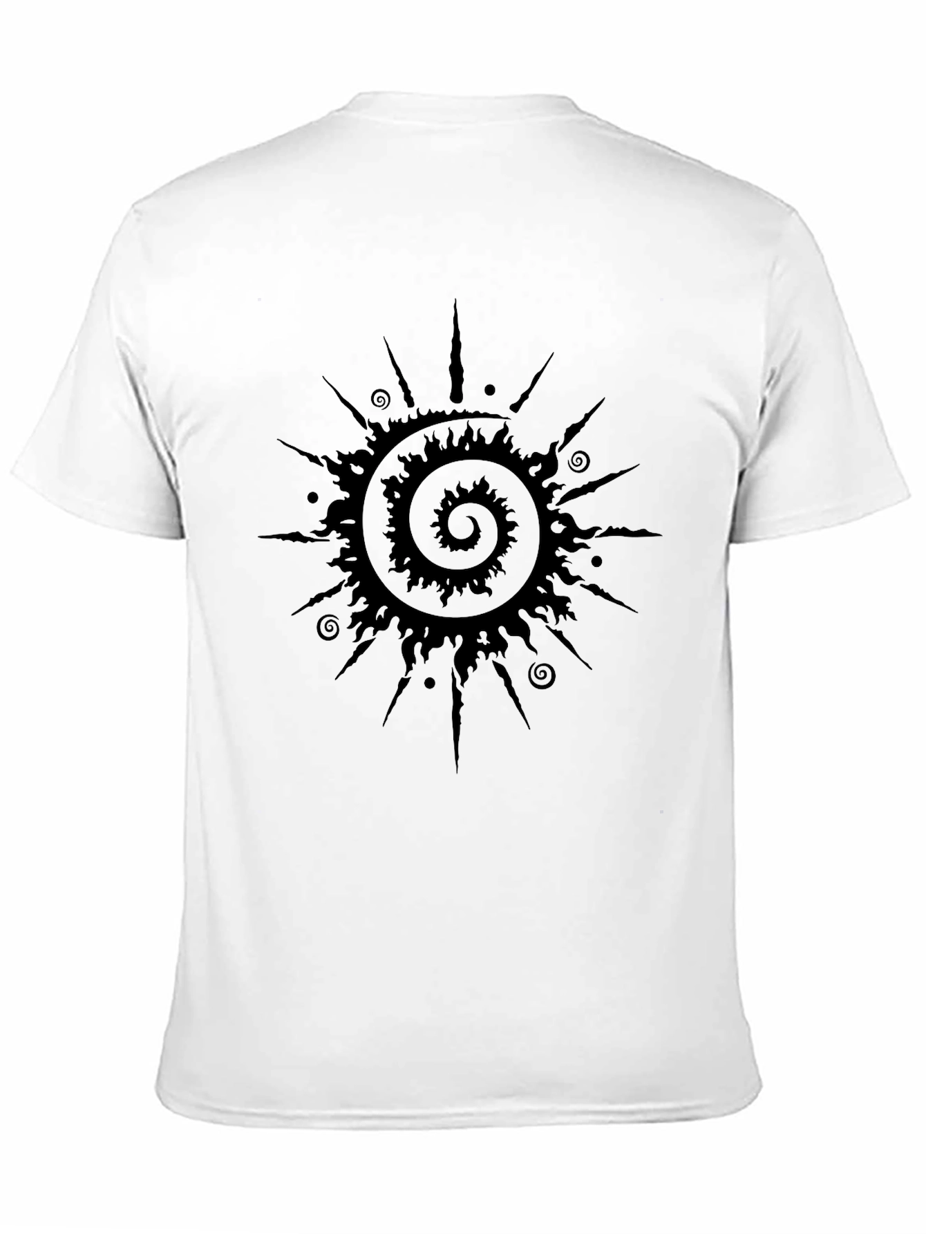 Mystic Sun Graphic Tee - Black Cotton Blend