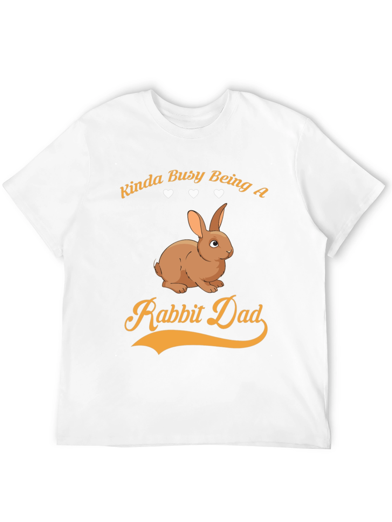 Rabbit Dad Graphic Tee - Kinda Busy T-Shirt