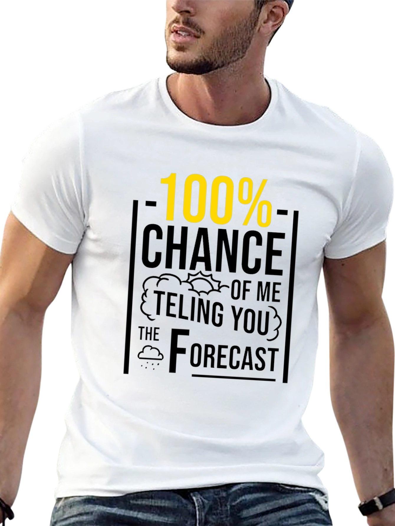 Funny Weather Forecast Graphic Tee