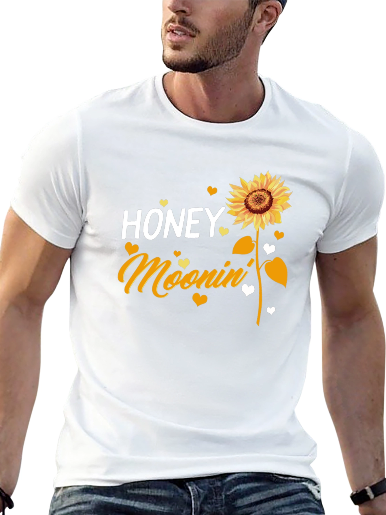 Honey Moonin Sunflower Graphic T-Shirt