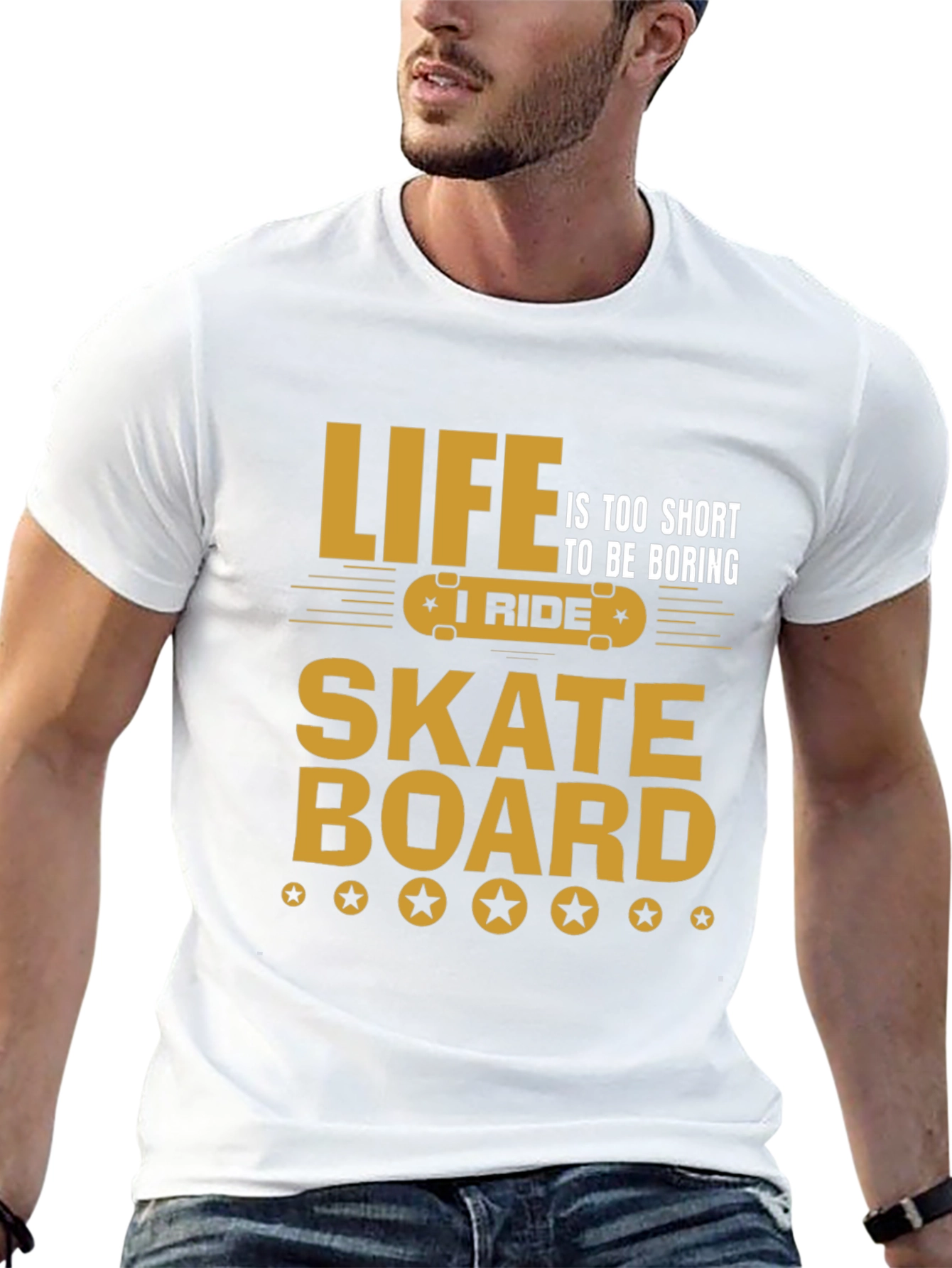 Life is too short T-shirt Skateboard Graphic Tee