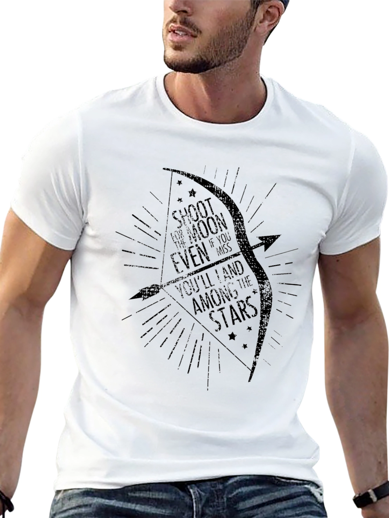 Shoot For The Moon Graphic T-Shirt
