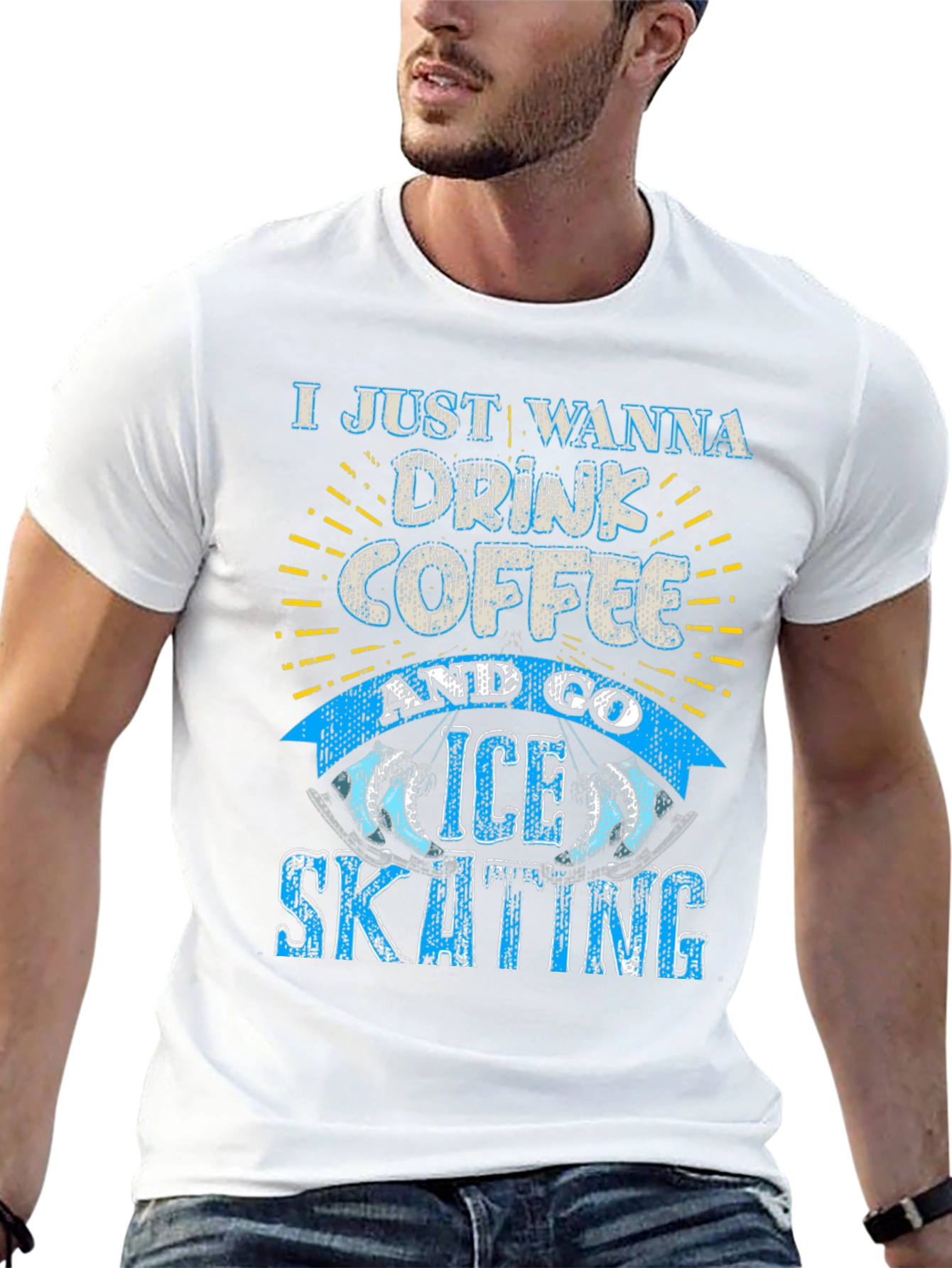 Coffee & Ice Skating Graphic Tee