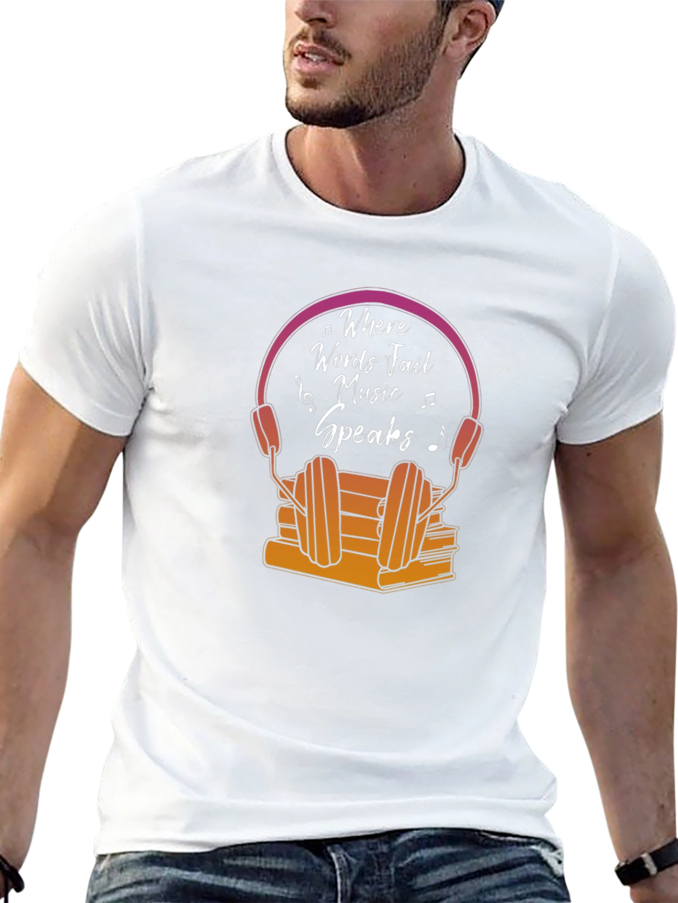 Where Words Fail Music Speaks T-Shirt