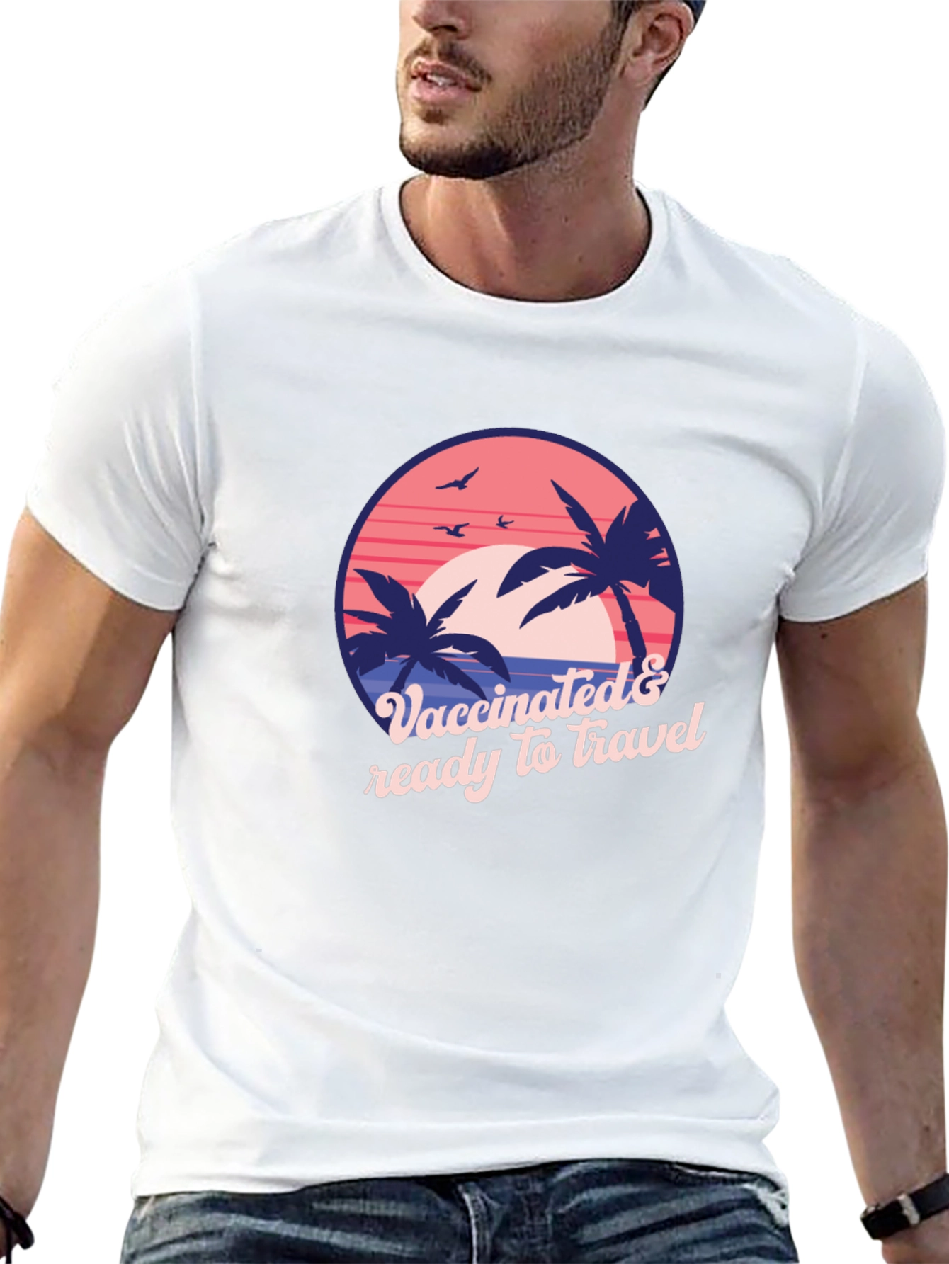 Vaccinated & Ready to Travel Graphic Tee