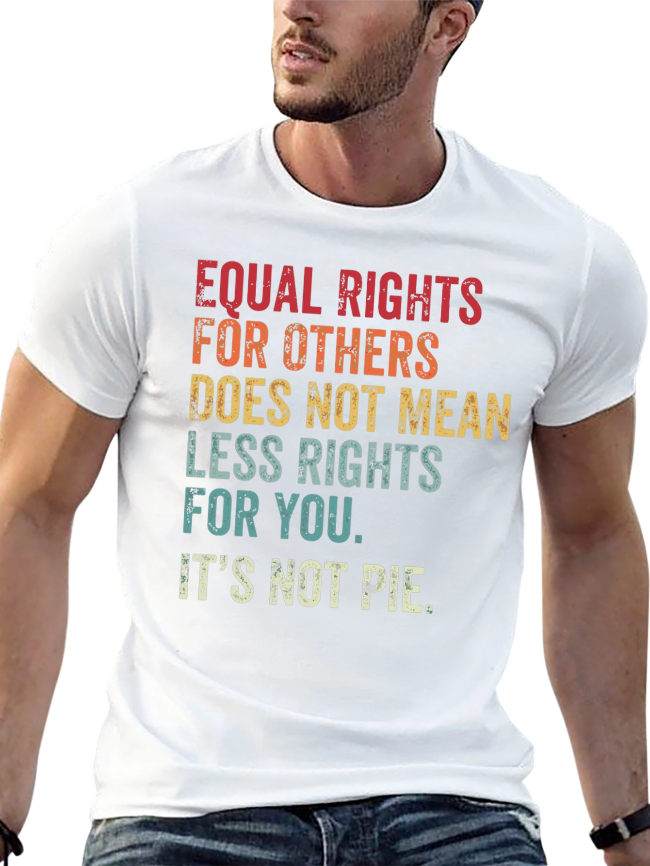 Equal Rights Retro Graphic T-Shirt