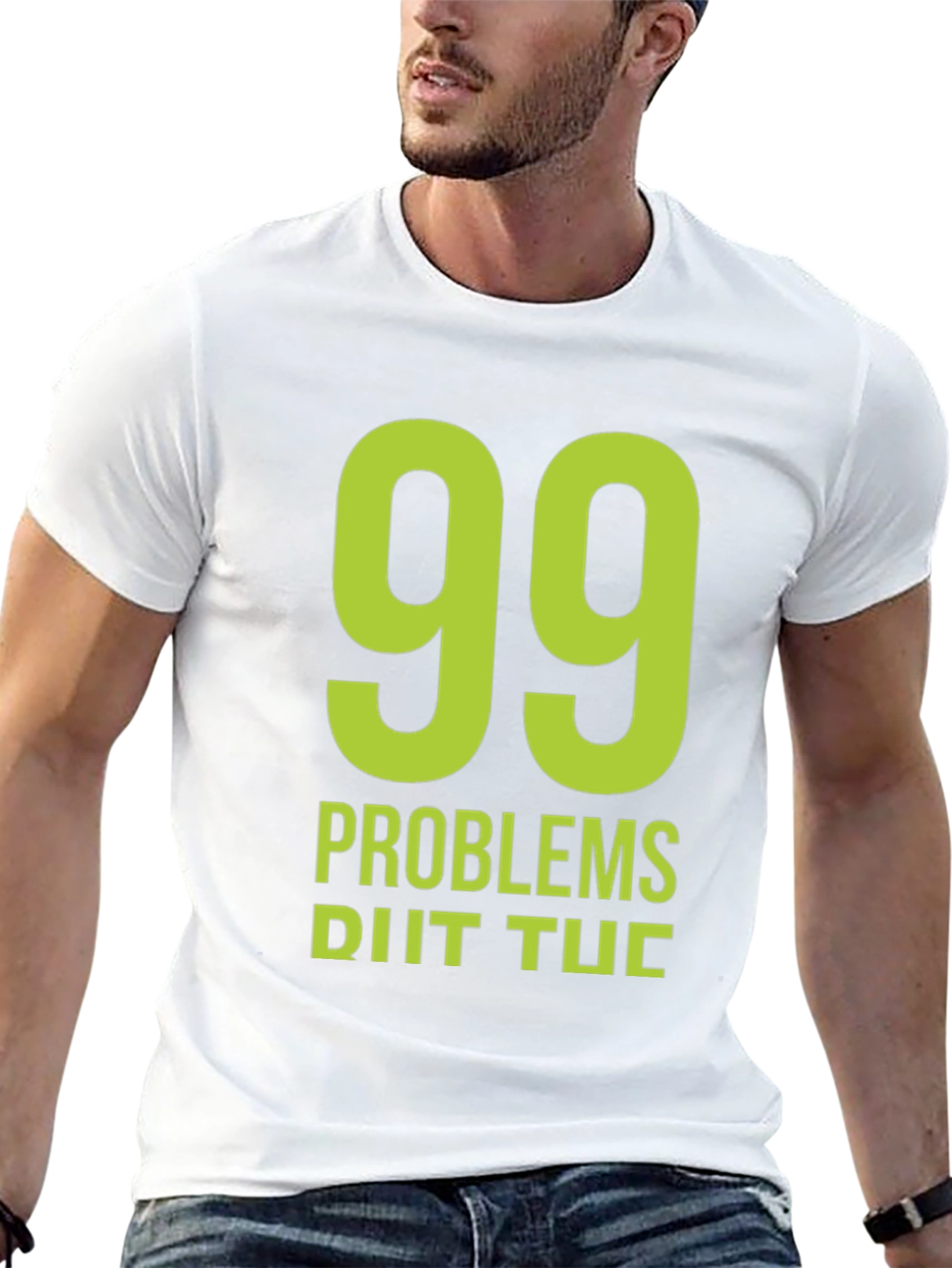 99 Problems Black Graphic T-Shirt
