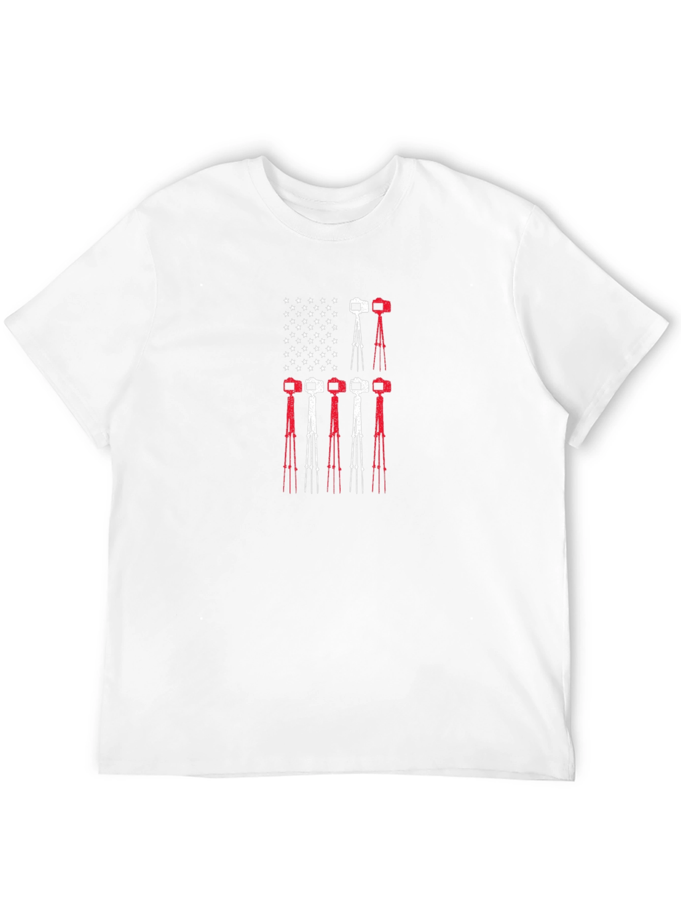 Photographer Flag Graphic Tee - Black