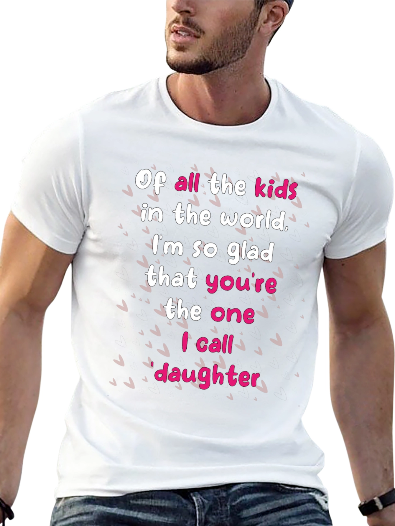 Fathers Day Daughter Graphic T-Shirt