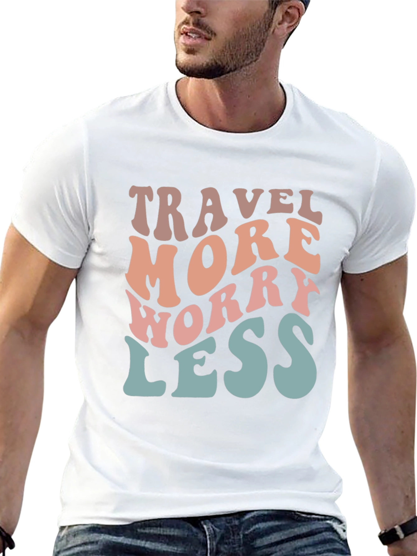 Travel More Worry Less Graphic Tee