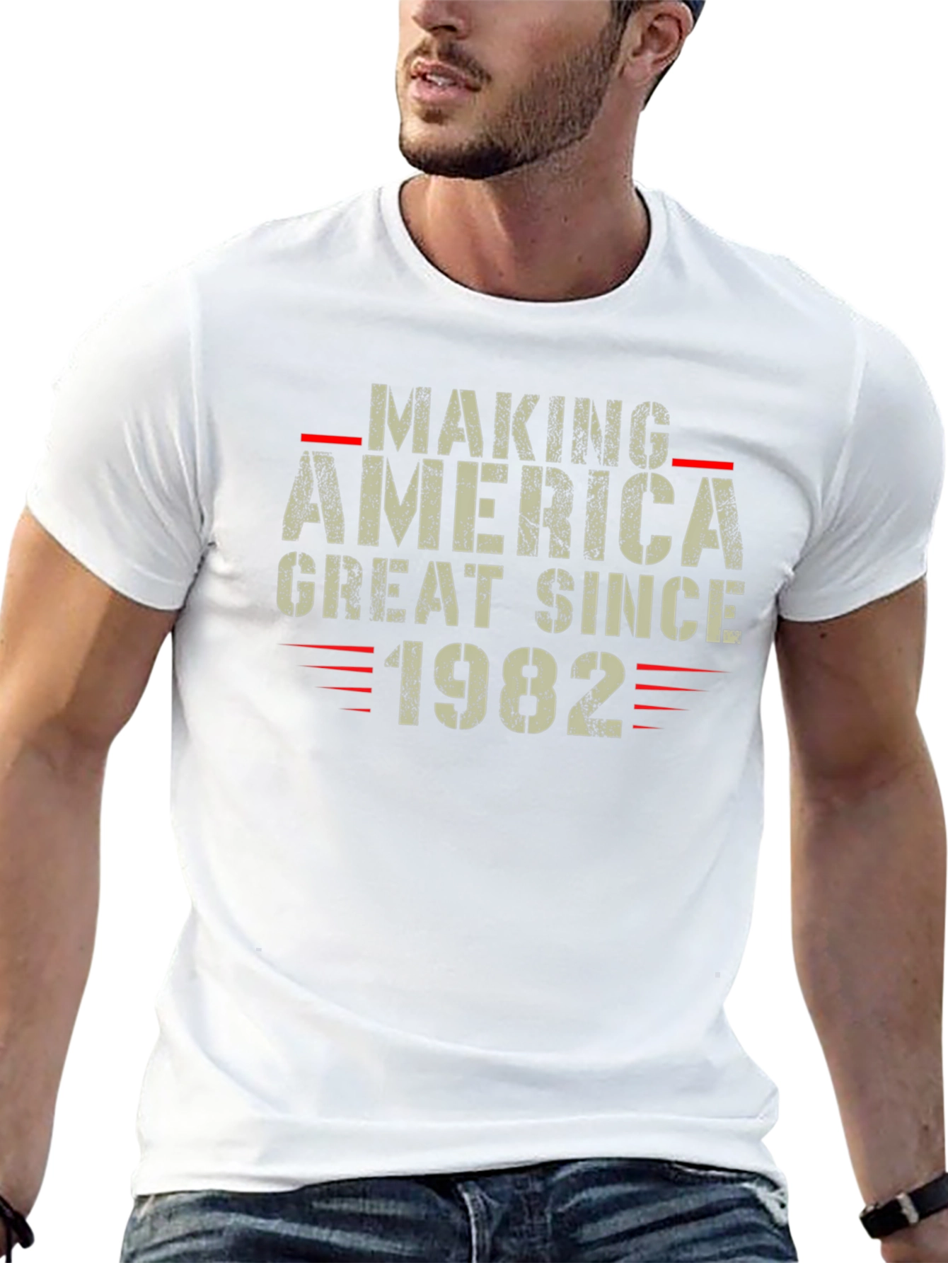 Making America Great Since 1982 Black T-Shirt