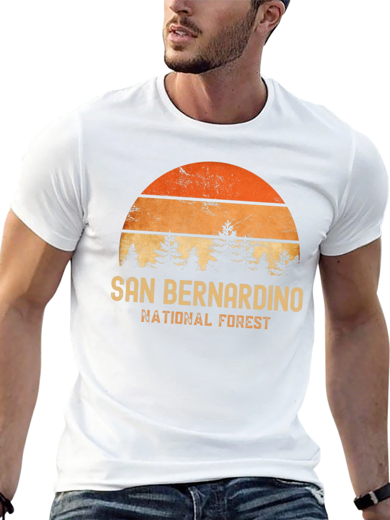 San Bernardino National Forest Retro T-Shirt