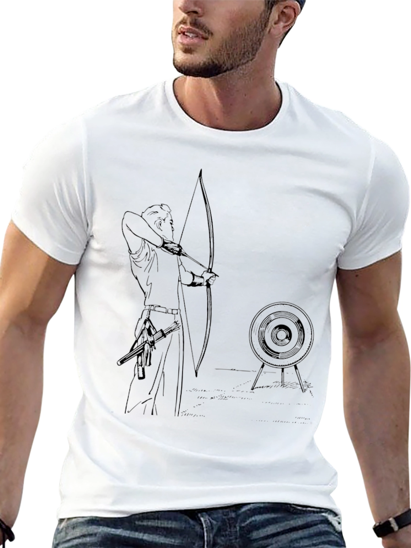 Archer Graphic Tee - Classic Archery Design