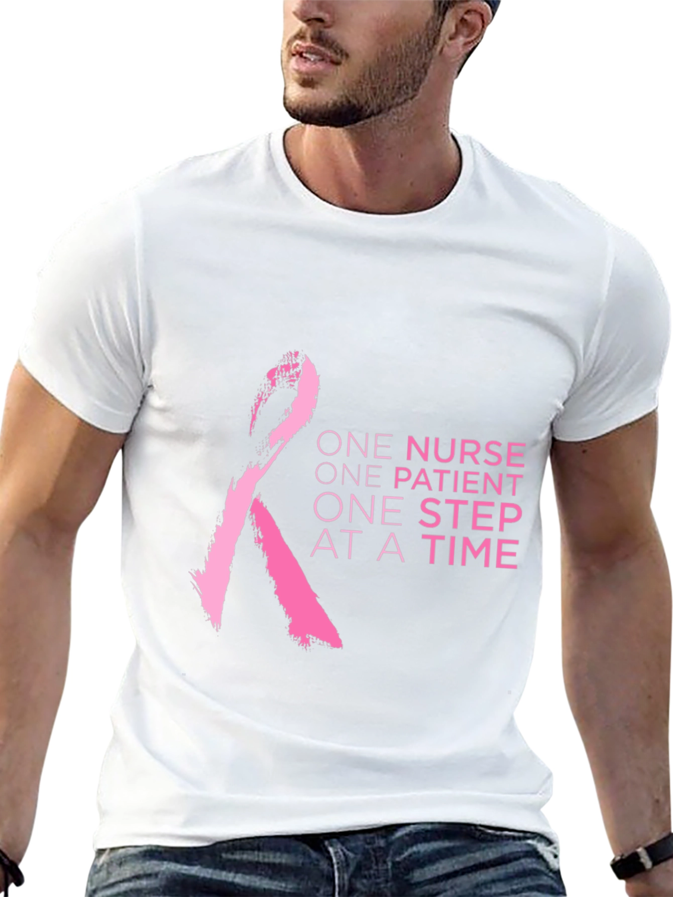 Nurse Breast Cancer Awareness T-Shirt