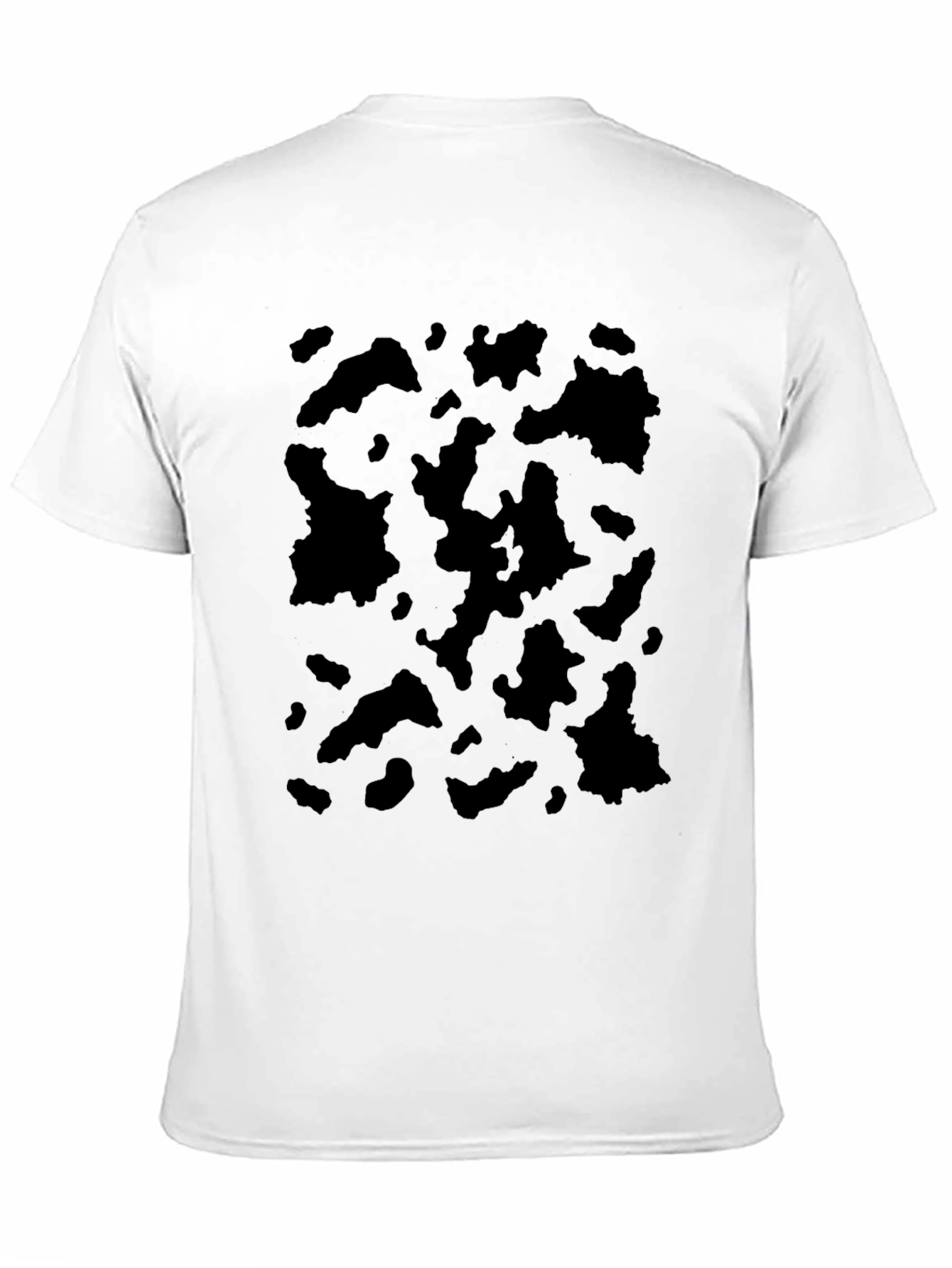 Abstract Print Crew Neck Tee