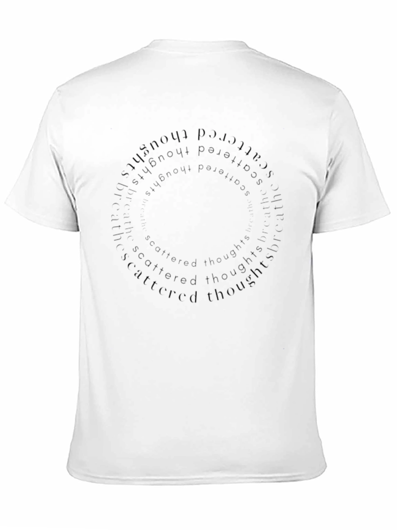 Scattered Thoughts Graphic Tee - Black