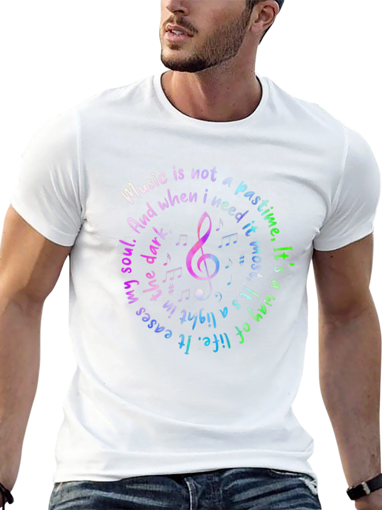 Music is Not a Pastime Graphic Tee