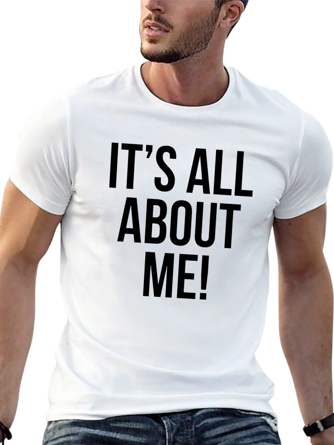 Its All About Me Black T-Shirt