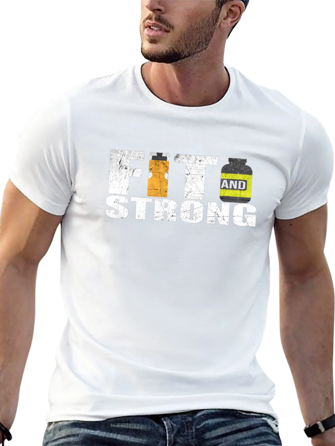 Fit and Strong Graphic T-Shirt