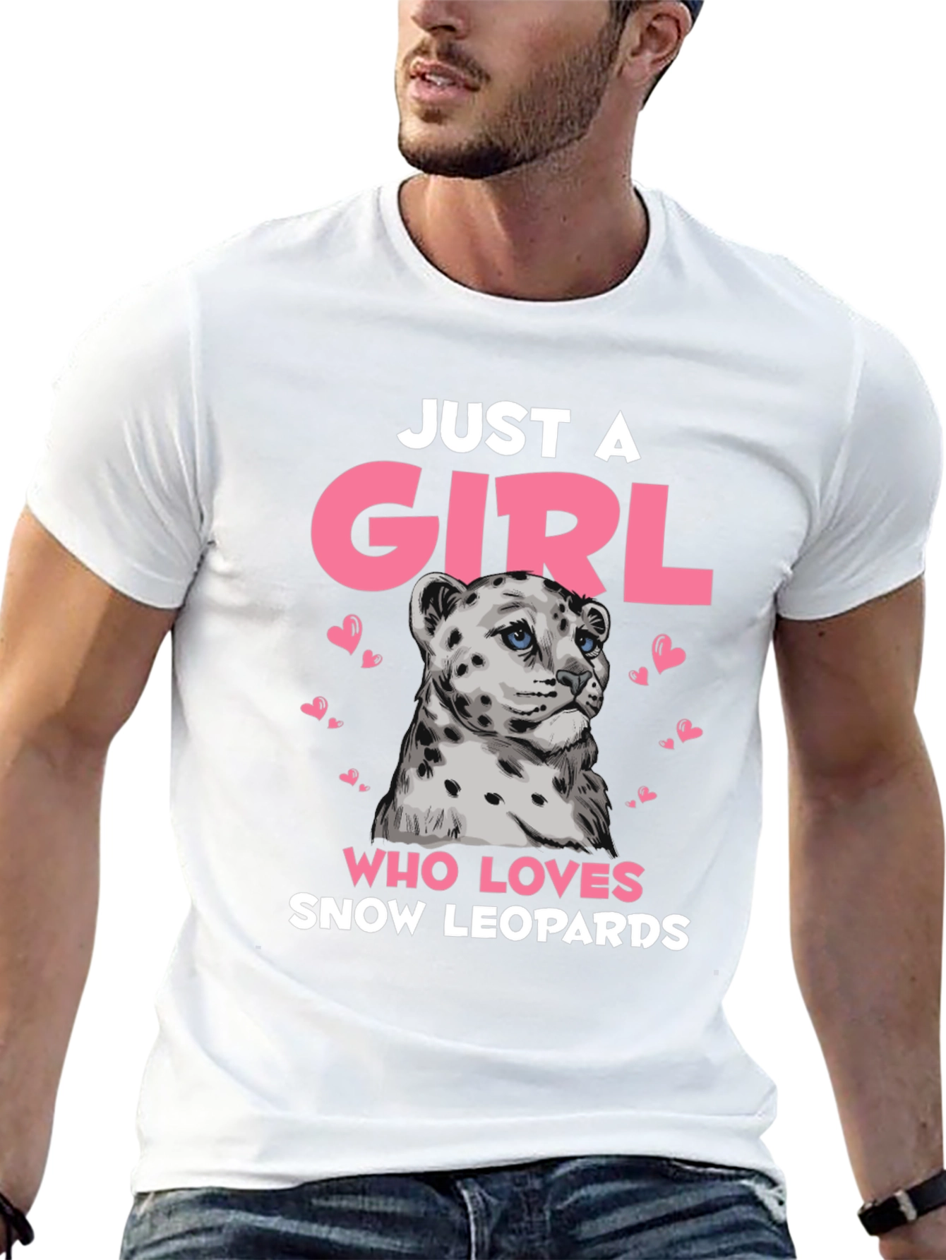 Snow Leopard Girls T-Shirt