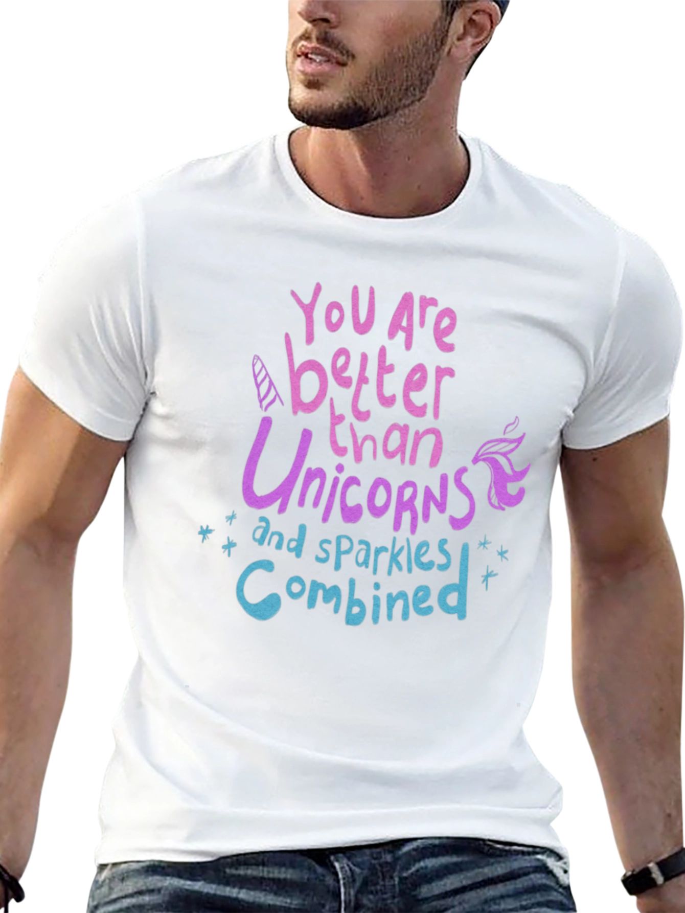 Unicorn Sparkle Graphic T-Shirt - Unisex
