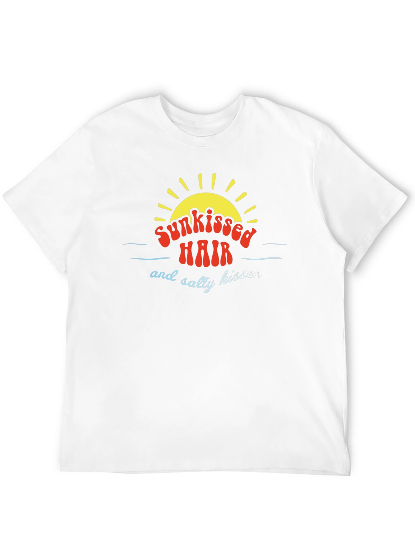 Sunkissed Hair T-Shirt - Salty Kisses Summer Tee